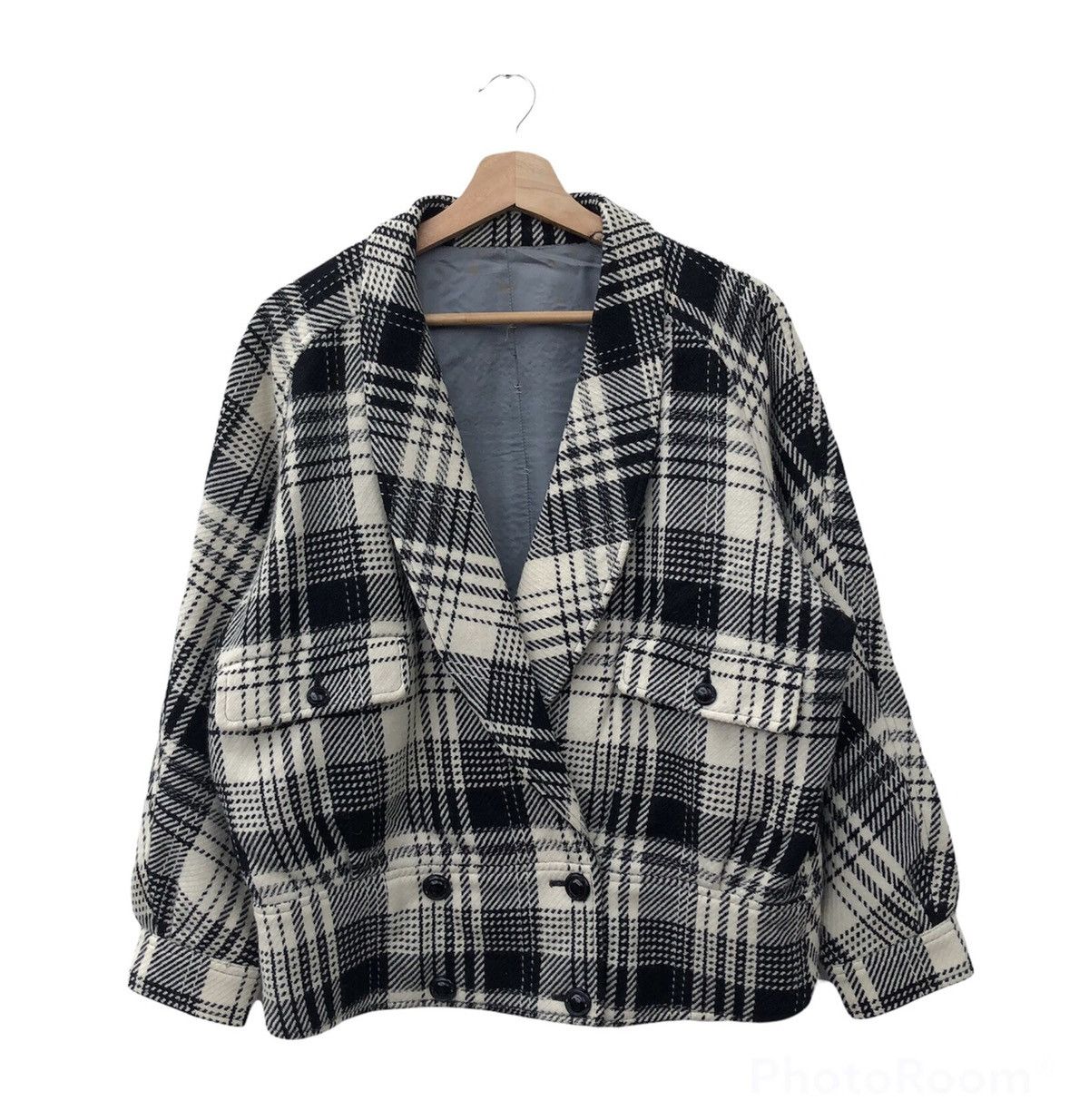 Japanese Brand VINTAGE BOMBER STYLE JACKET TARTAN DESIGN RARE STYLE Size US M / EU 48-50 / 2 - 1 Thumbnail