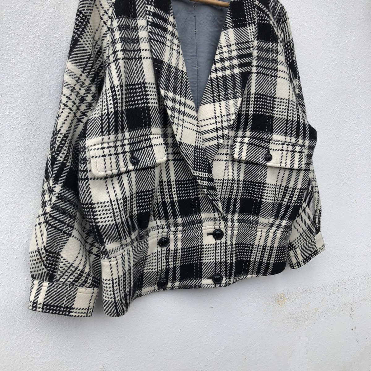 Japanese Brand VINTAGE BOMBER STYLE JACKET TARTAN DESIGN RARE STYLE Size US M / EU 48-50 / 2 - 4 Thumbnail