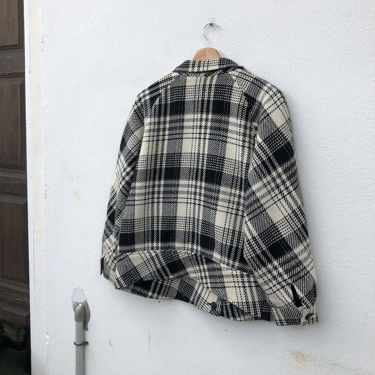 Japanese Brand VINTAGE BOMBER STYLE JACKET TARTAN DESIGN RARE STYLE Size US M / EU 48-50 / 2 - 12 Thumbnail