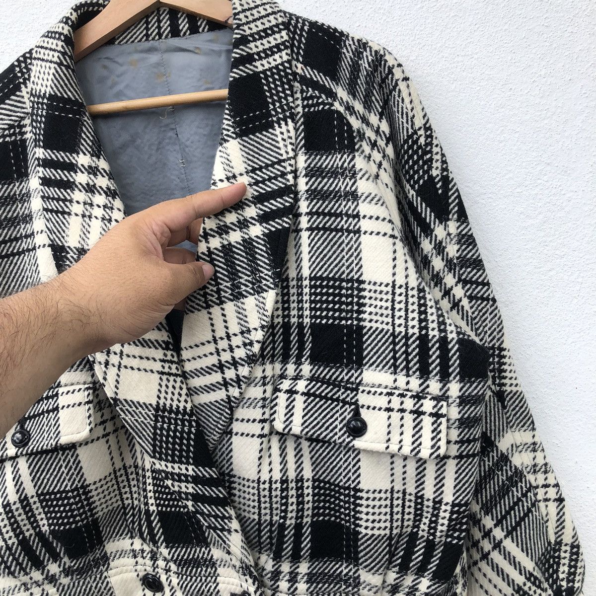 Japanese Brand VINTAGE BOMBER STYLE JACKET TARTAN DESIGN RARE STYLE Size US M / EU 48-50 / 2 - 6 Thumbnail