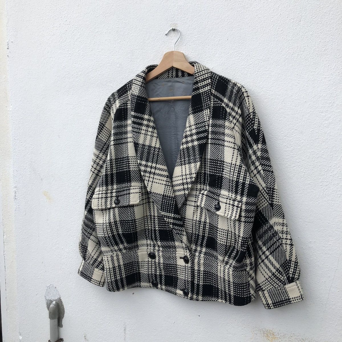 Japanese Brand VINTAGE BOMBER STYLE JACKET TARTAN DESIGN RARE STYLE Size US M / EU 48-50 / 2 - 2 Thumbnail