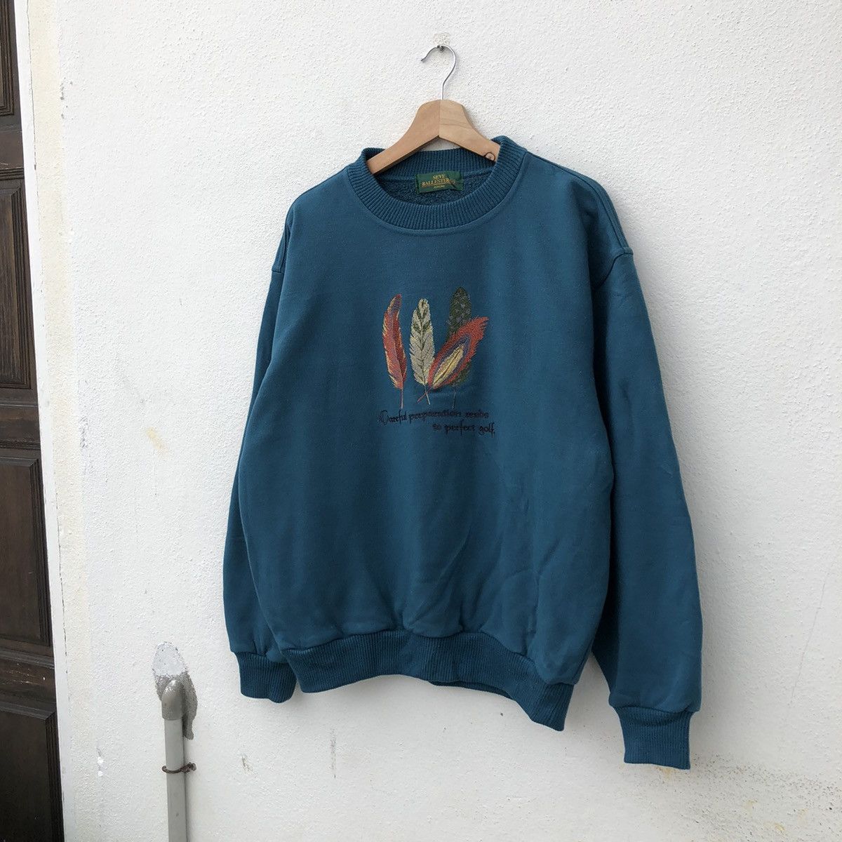 Japanese Brand VINTAGE SWEATSHIRT SEVE BALLESTEROS RENOWN BIG LOGO Size US M / EU 48-50 / 2 - 2 Thumbnail
