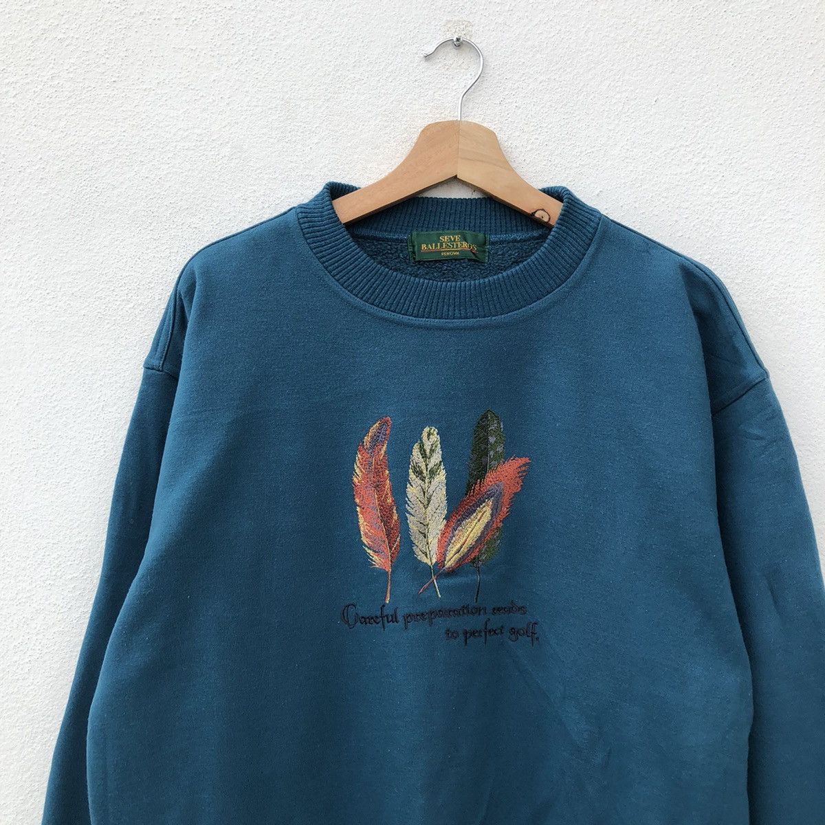 Japanese Brand VINTAGE SWEATSHIRT SEVE BALLESTEROS RENOWN BIG LOGO Size US M / EU 48-50 / 2 - 3 Thumbnail