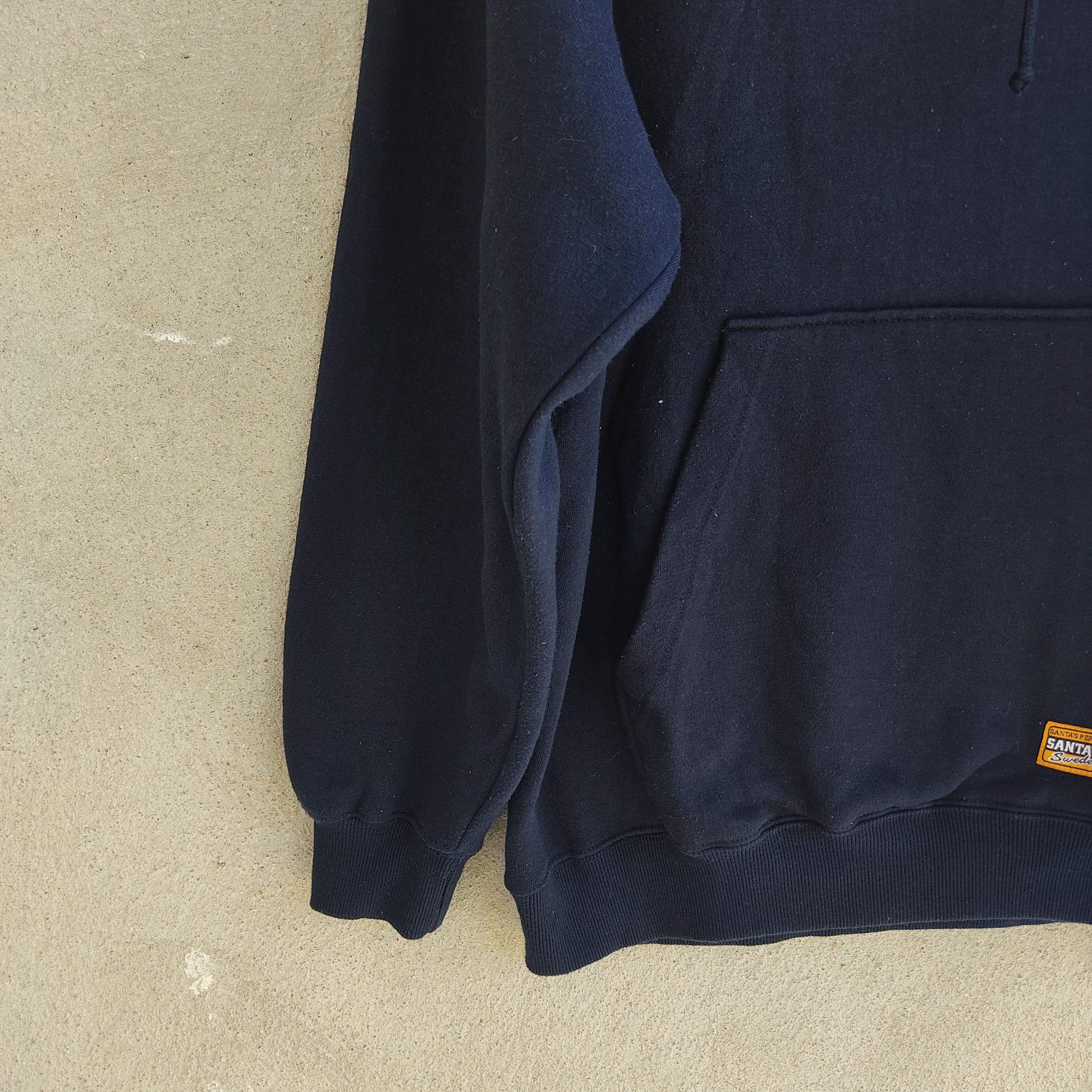 Japanese Brand Santaworld Big Logo Printed Blue Hoodie Size US L / EU 52-54 / 3 - 8 Thumbnail