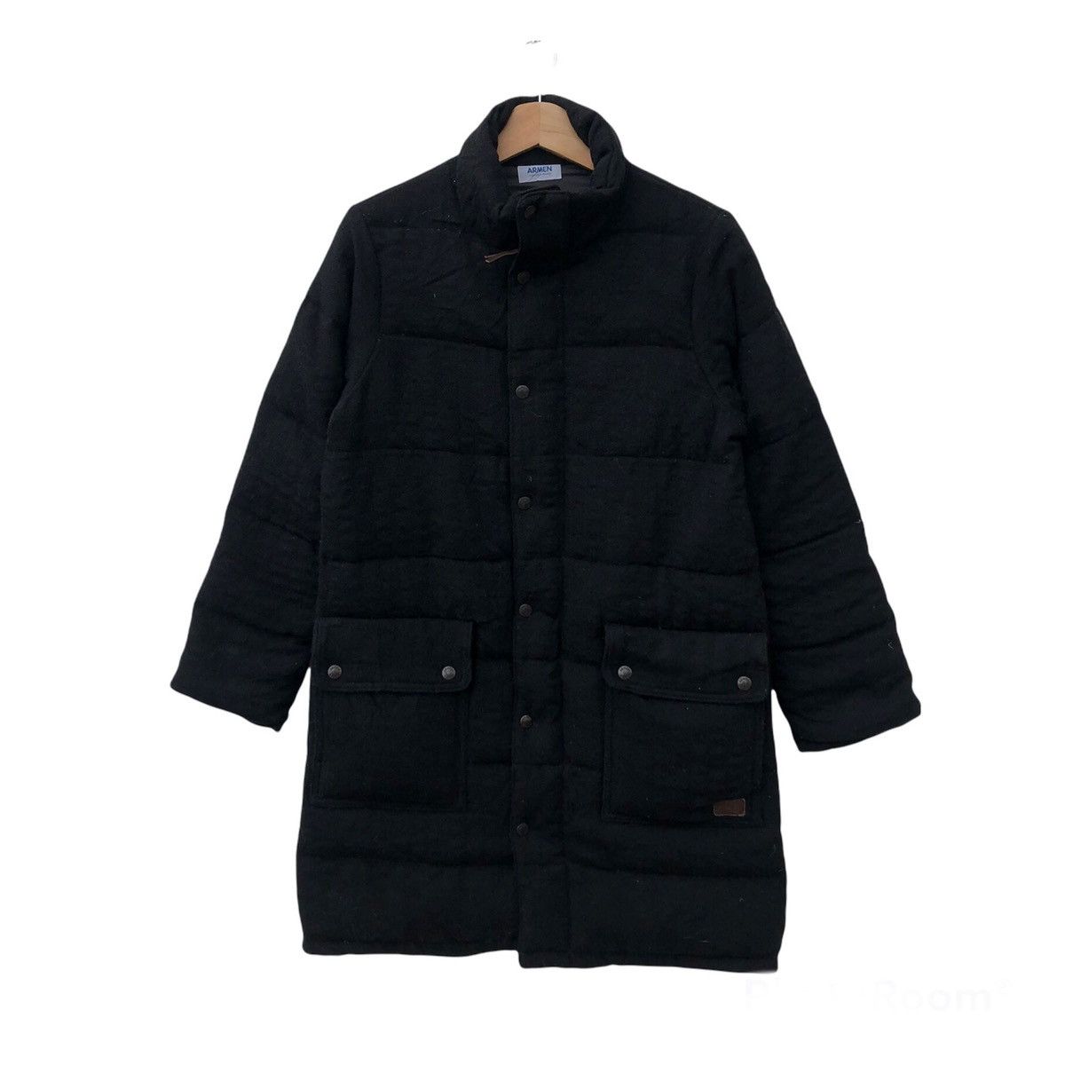 Japanese Brand QUILTED PUFFER JACKET DENIM ARMEN MADE IN FRANCE Size US M / EU 48-50 / 2 - 1 Thumbnail
