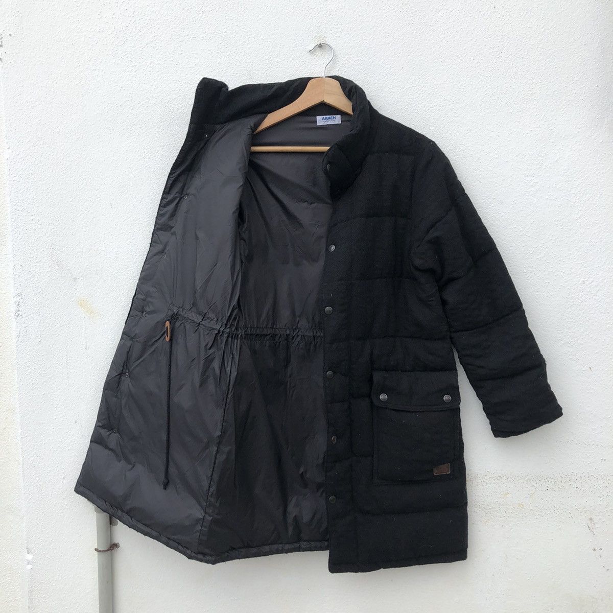 Japanese Brand QUILTED PUFFER JACKET DENIM ARMEN MADE IN FRANCE Size US M / EU 48-50 / 2 - 10 Thumbnail