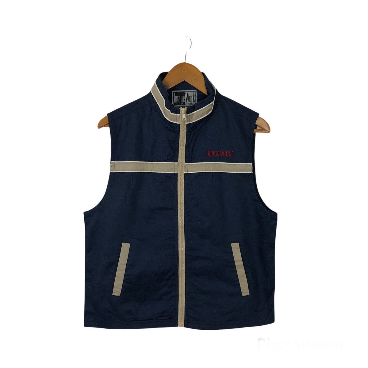 UTILITY ZIPPER VEST IMAGE WORK