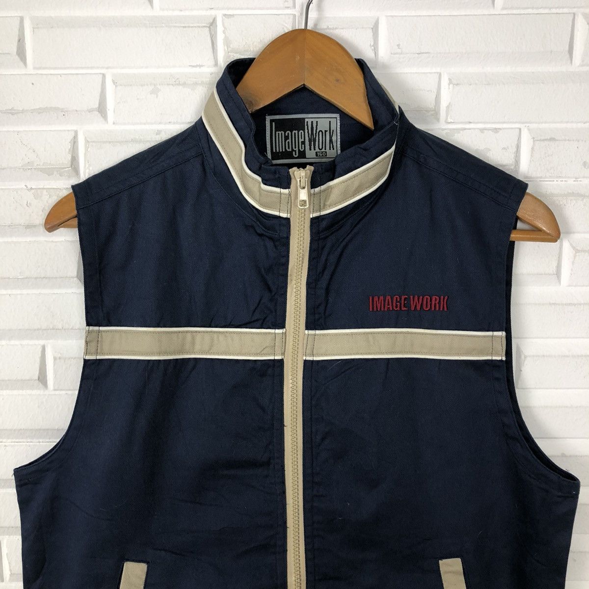 Japanese Brand UTILITY ZIPPER VEST IMAGE WORK Size US M / EU 48-50 / 2 - 3 Thumbnail