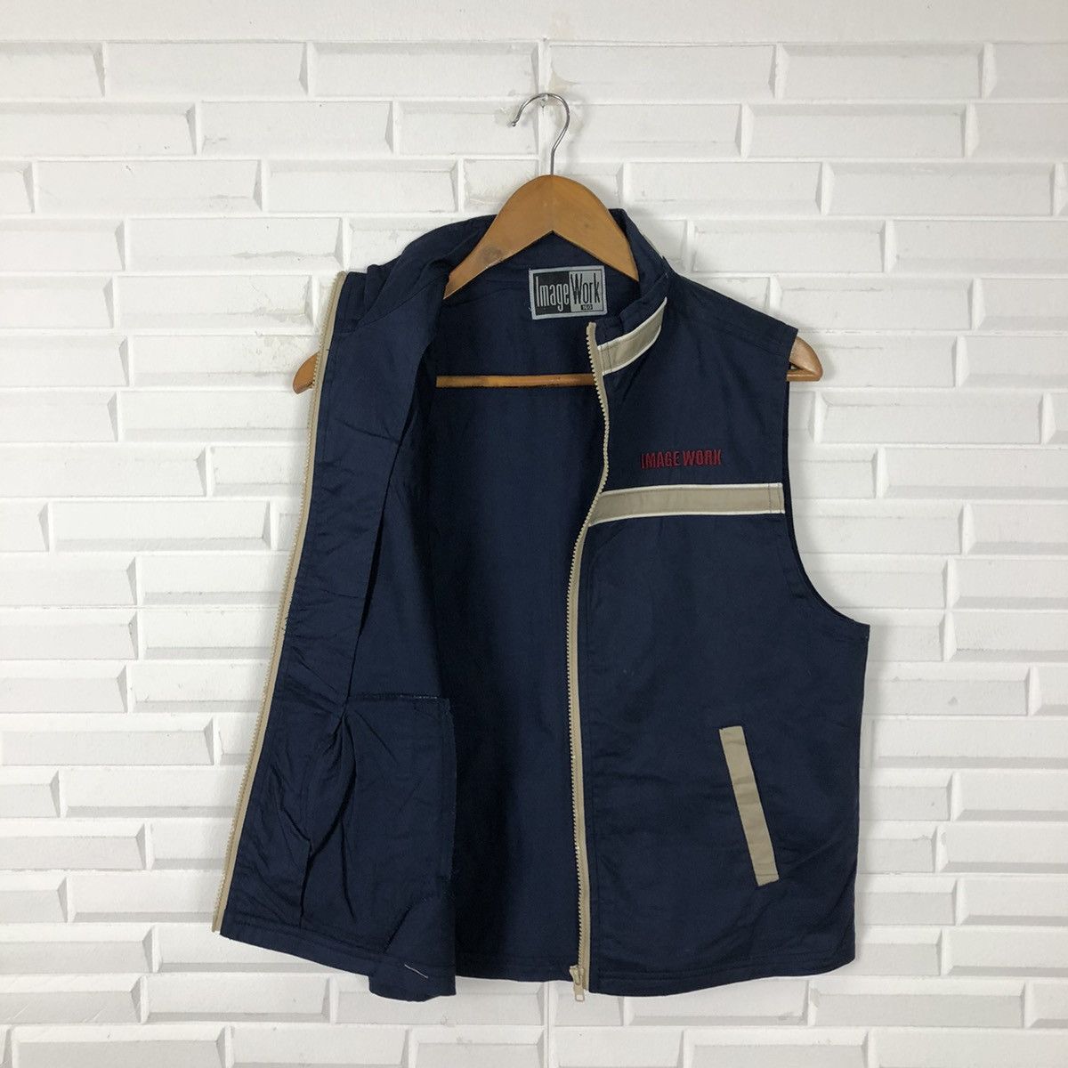 Japanese Brand UTILITY ZIPPER VEST IMAGE WORK Size US M / EU 48-50 / 2 - 8 Thumbnail