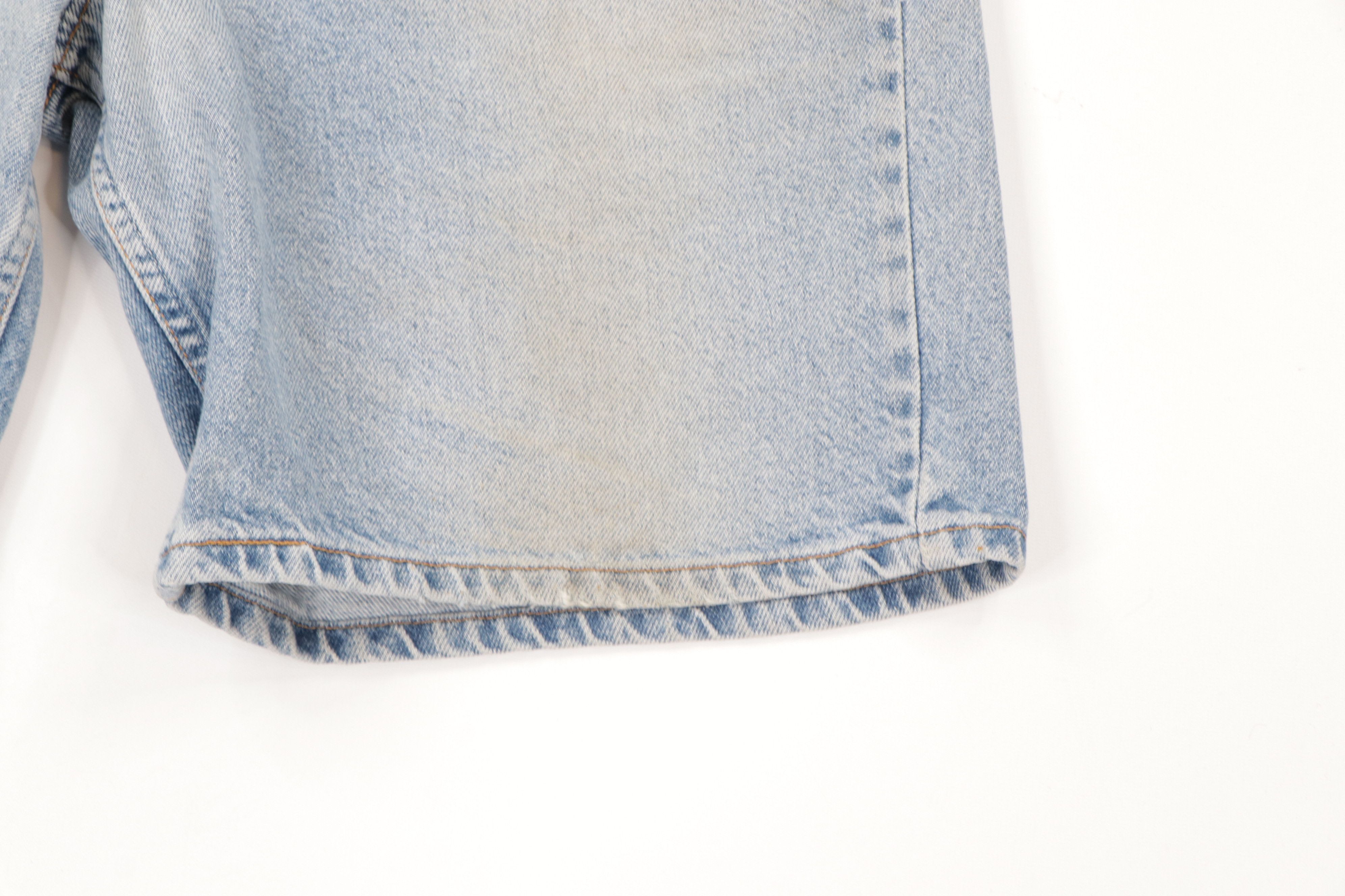 Levi's × Vintage Vintage 90s Levis 550 Relaxed Fit Faded Denim Jean Shorts Size US 36 / EU 52 - 5 Thumbnail