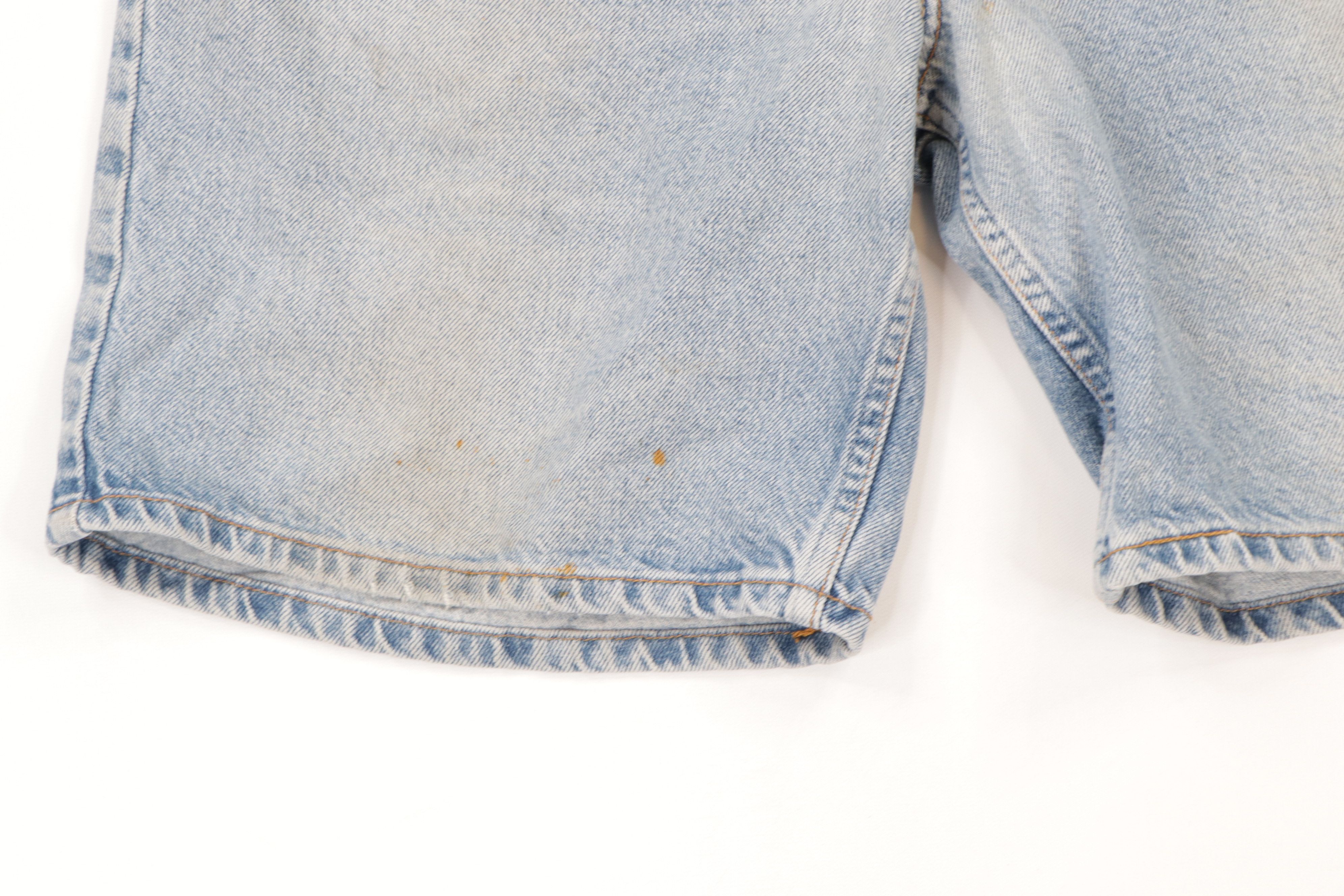 Levi's × Vintage Vintage 90s Levis 550 Relaxed Fit Faded Denim Jean Shorts Size US 36 / EU 52 - 4 Thumbnail