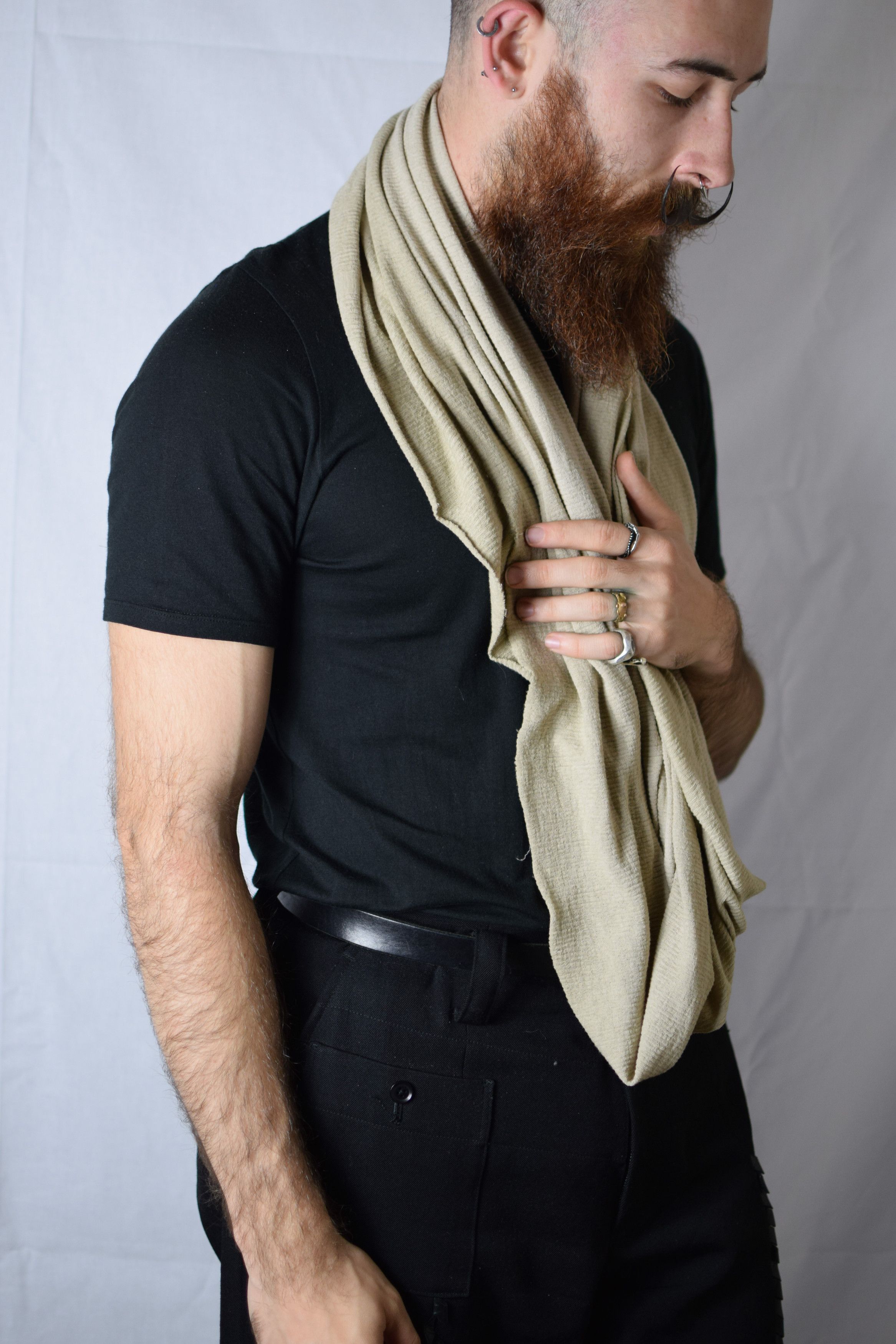 Julius Julius SS20 Afangar Loop Scarf - 697STU2 Size ONE SIZE - 3 Thumbnail