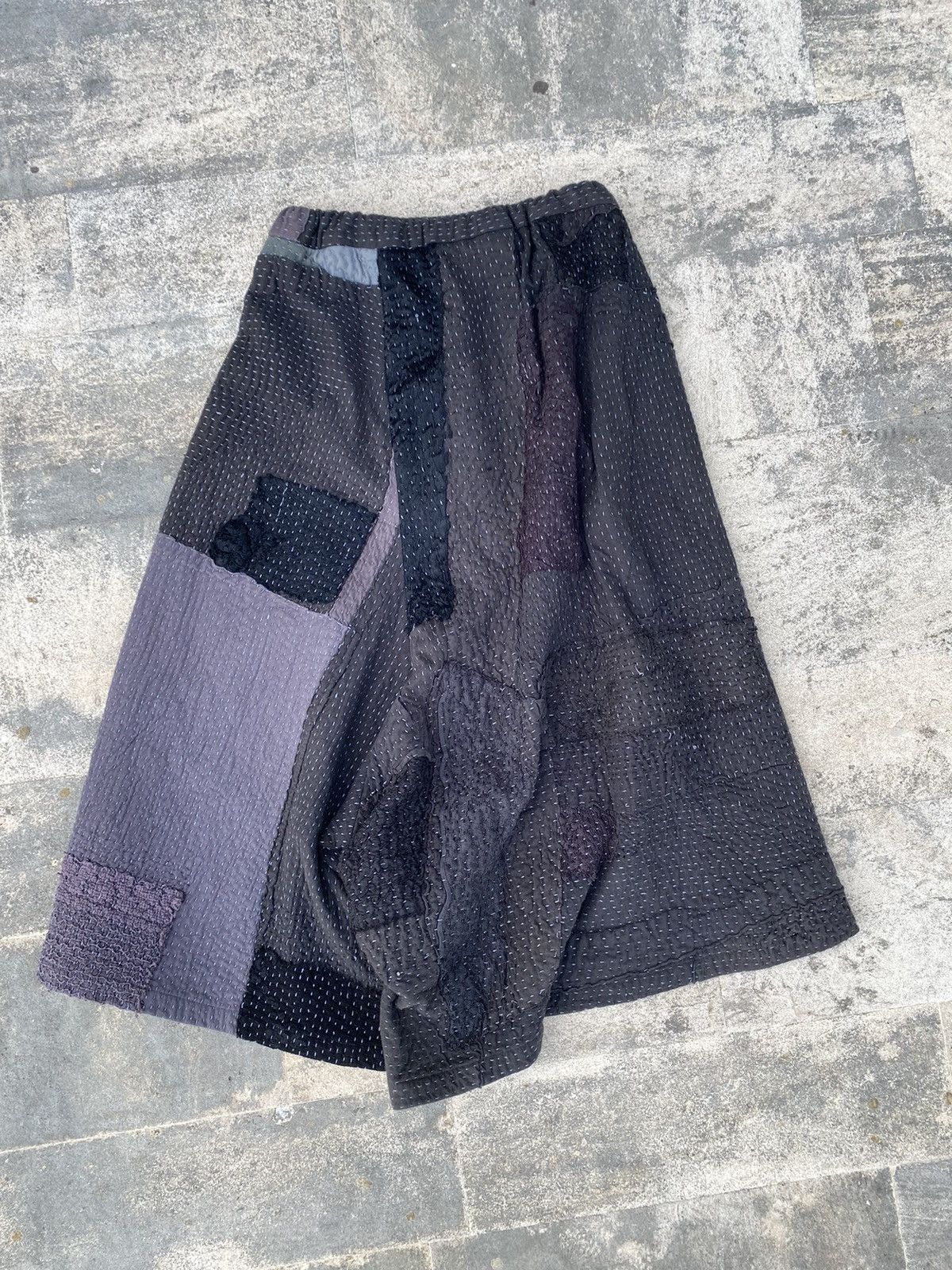 By Walid Wide Leg Trousers 19th century Repatch Silk Size US 30 / EU 46 - 2 Thumbnail
