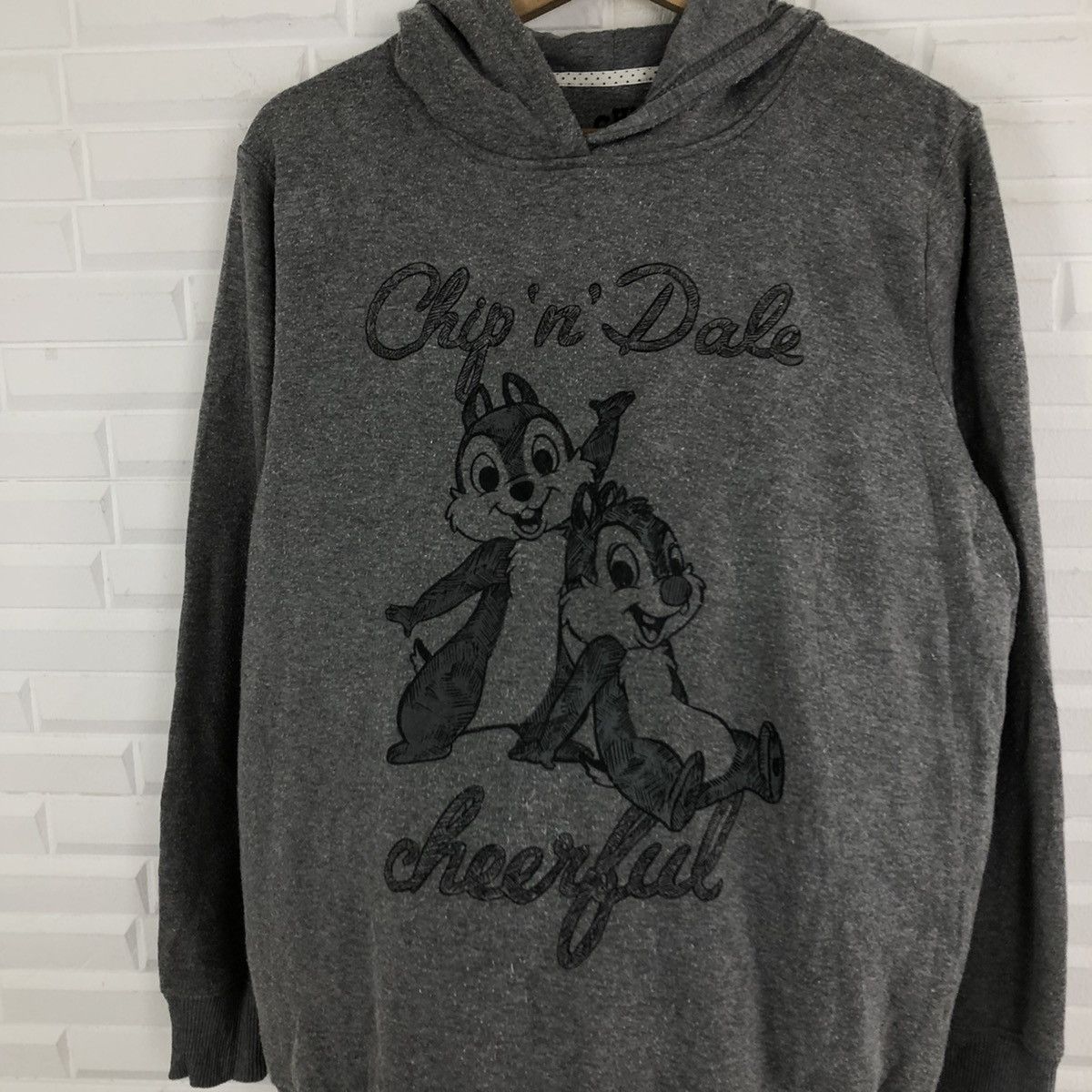 Cartoon Network VINTAGE HOODIE SWEATER DISNEY CHIP & DALE BIG LOGO Size US L / EU 52-54 / 3 - 4 Thumbnail