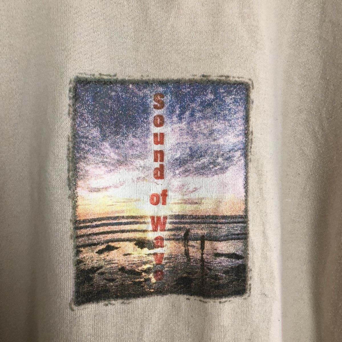 Japanese Brand VINTAGE RIVOLA SOUND OF WAVE BIGLOGO INSPIRED BY RAFF SIMON Size US L / EU 52-54 / 3 - 4 Thumbnail