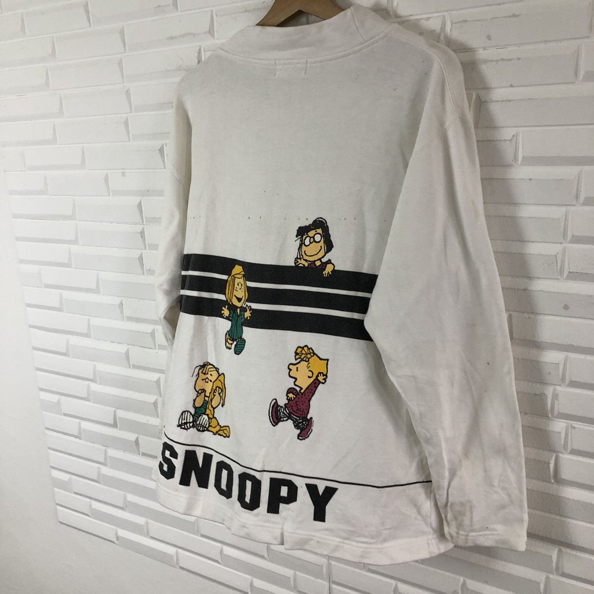 Cartoon Network VINTAGE PEANUTS SNOOPY CARTOON NETWORK BIG LOGO SWEATSHIRT Size US L / EU 52-54 / 3 - 7 Thumbnail