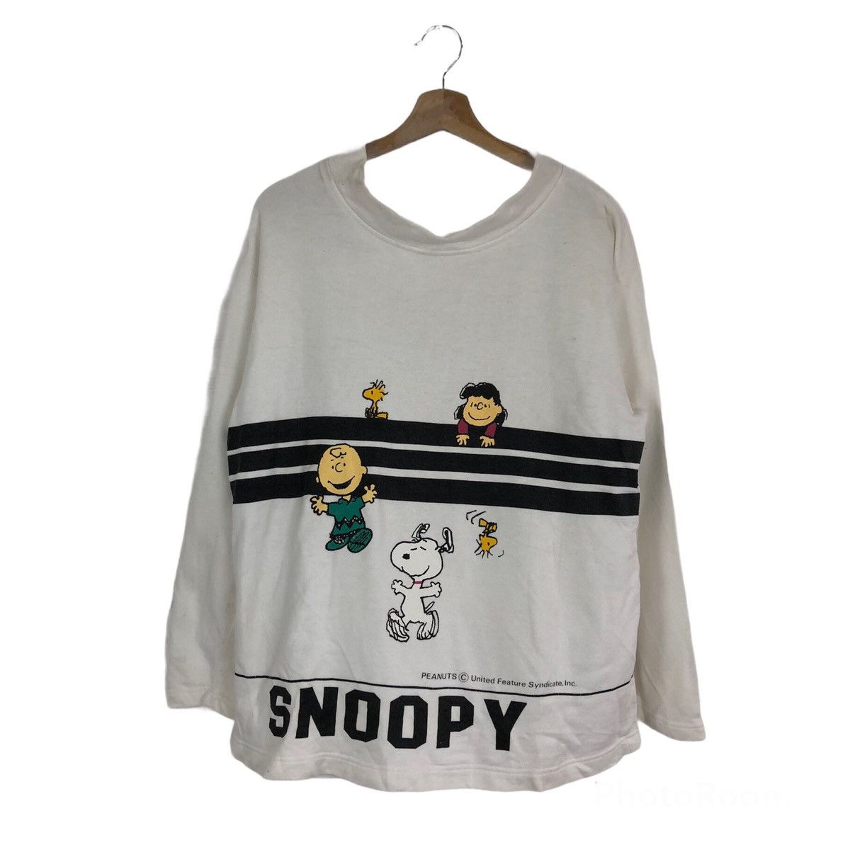 Cartoon Network VINTAGE PEANUTS SNOOPY CARTOON NETWORK BIG LOGO SWEATSHIRT Size US L / EU 52-54 / 3 - 1 Thumbnail