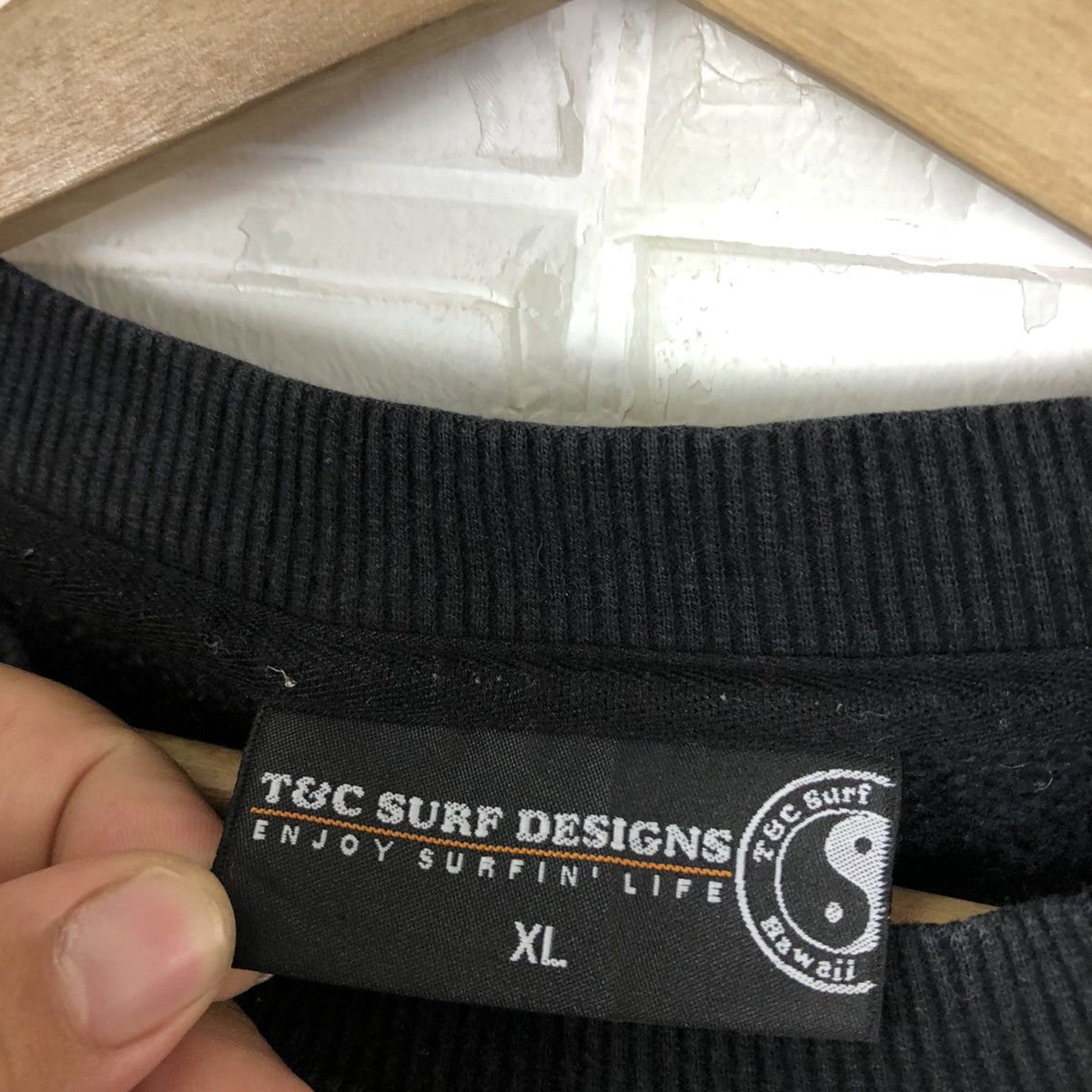 Japanese Brand T&C SURF DESIGNS BIG LOGO SWEATSHIRT RARE PUNK STYLE Size US XL / EU 56 / 4 - 8 Thumbnail