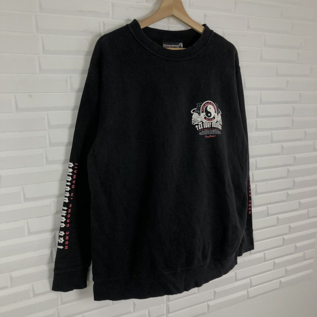 Japanese Brand T&C SURF DESIGNS BIG LOGO SWEATSHIRT RARE PUNK STYLE Size US XL / EU 56 / 4 - 3 Thumbnail