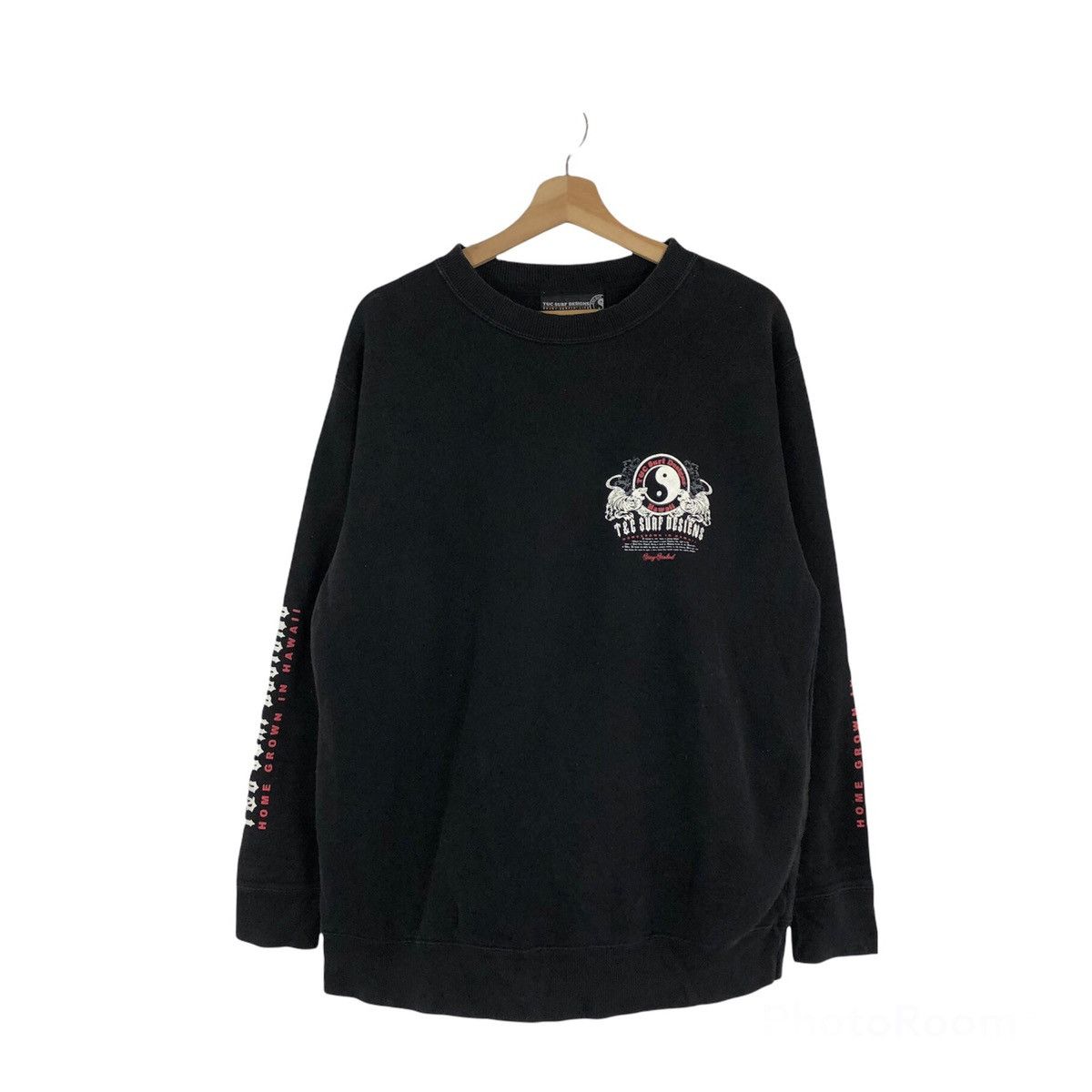 Japanese Brand T&C SURF DESIGNS BIG LOGO SWEATSHIRT RARE PUNK STYLE Size US XL / EU 56 / 4 - 2 Thumbnail
