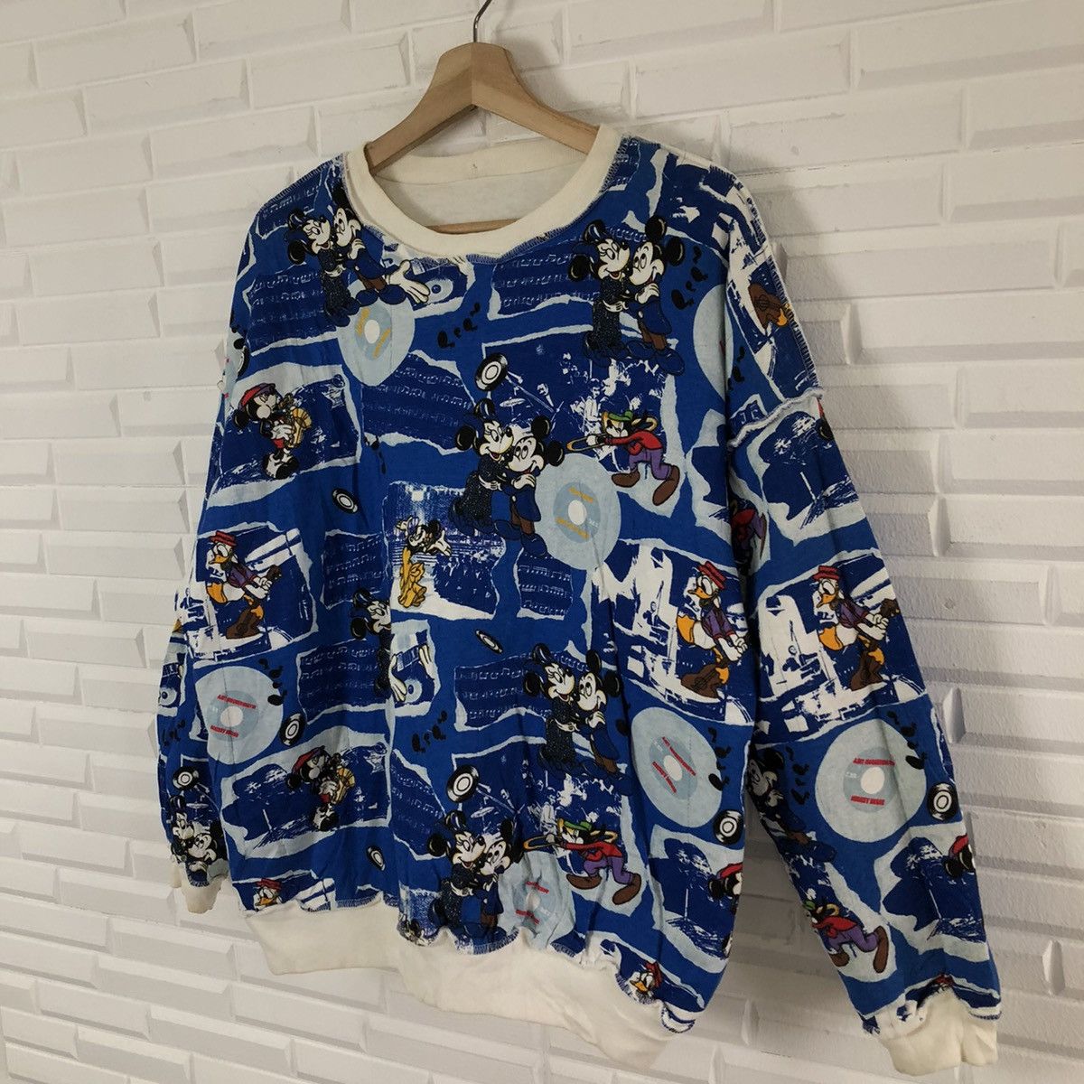 Cartoon Network VINTAGE MICKEY MOUSE BIG LOGO FULL PRINT RARE DESIGN Size US L / EU 52-54 / 3 - 9 Thumbnail