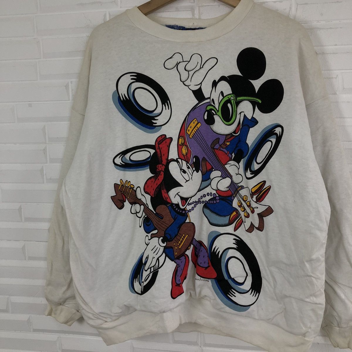 Cartoon Network VINTAGE MICKEY MOUSE BIG LOGO FULL PRINT RARE DESIGN Size US L / EU 52-54 / 3 - 5 Thumbnail