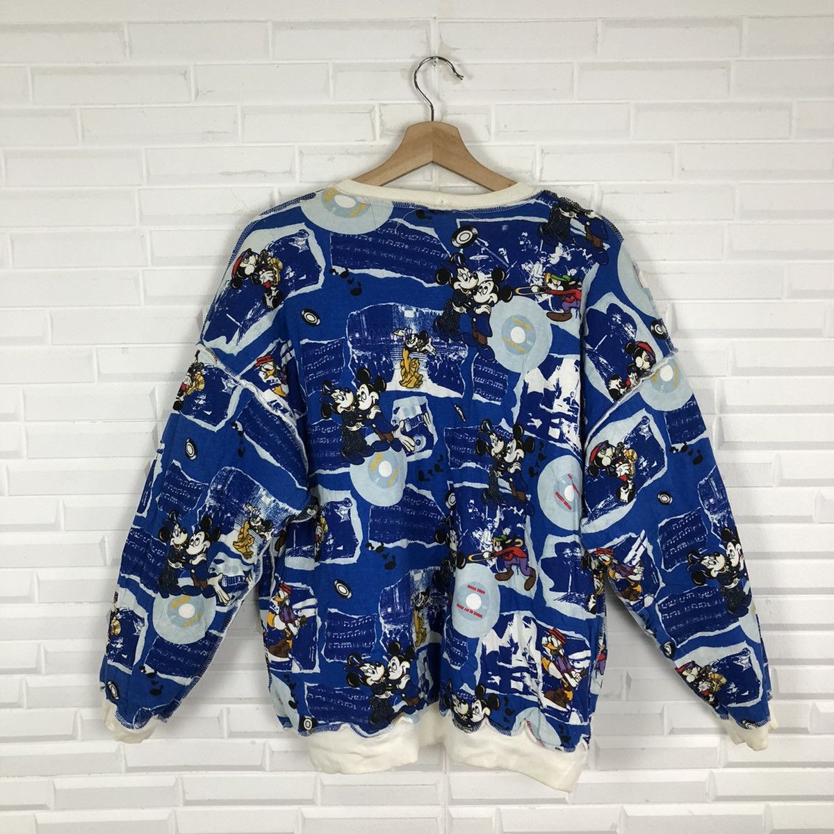 Cartoon Network VINTAGE MICKEY MOUSE BIG LOGO FULL PRINT RARE DESIGN Size US L / EU 52-54 / 3 - 12 Thumbnail