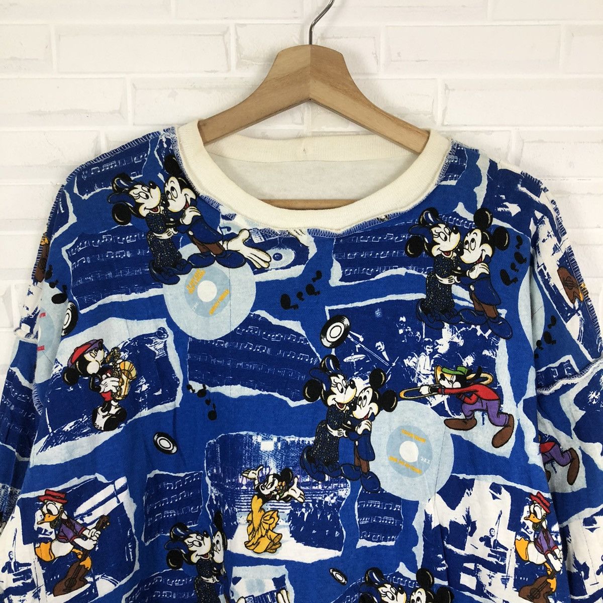 Cartoon Network VINTAGE MICKEY MOUSE BIG LOGO FULL PRINT RARE DESIGN Size US L / EU 52-54 / 3 - 10 Thumbnail