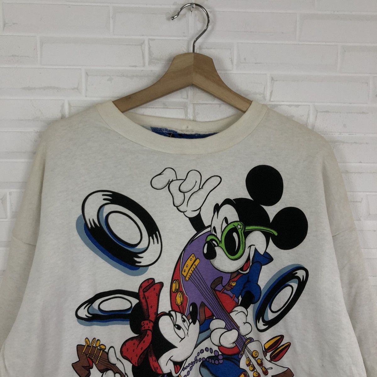 Cartoon Network VINTAGE MICKEY MOUSE BIG LOGO FULL PRINT RARE DESIGN Size US L / EU 52-54 / 3 - 4 Thumbnail