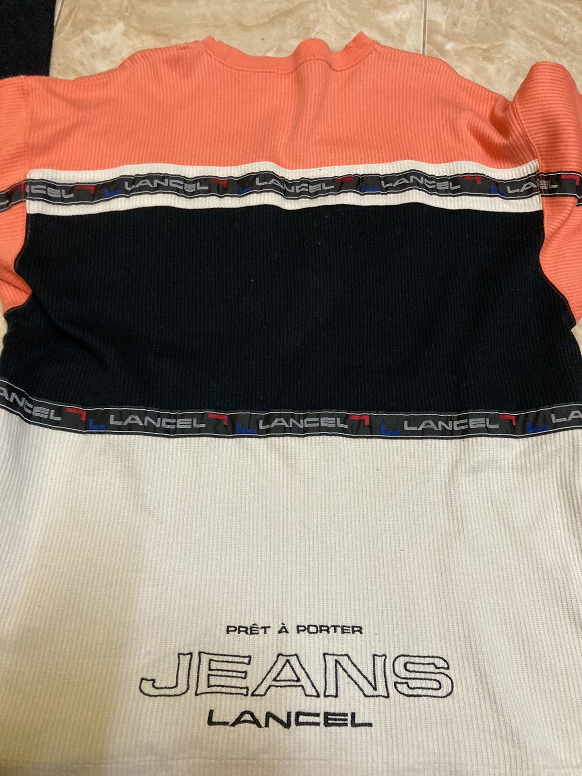 Lancel LANCEL PARIS BIG LOGO SWEATSHIRT Size US L / EU 52-54 / 3 - 5 Thumbnail