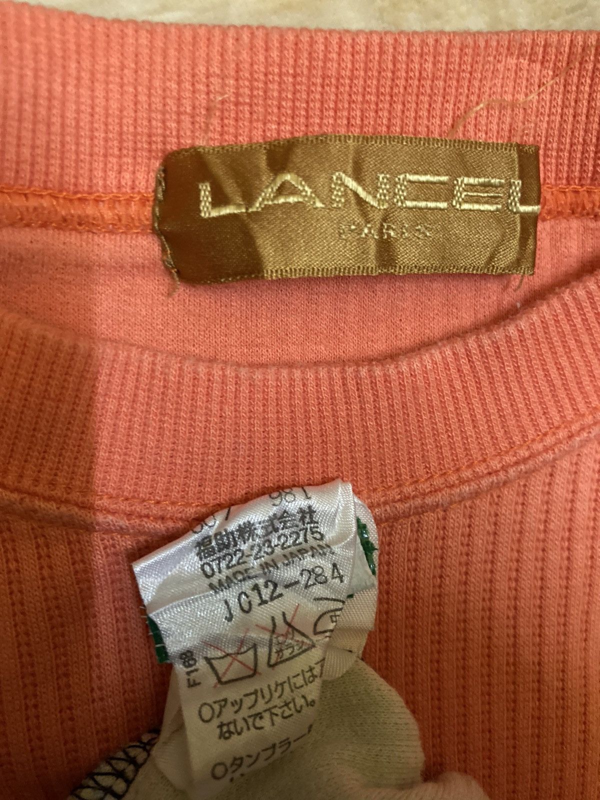 Lancel LANCEL PARIS BIG LOGO SWEATSHIRT Size US L / EU 52-54 / 3 - 9 Thumbnail