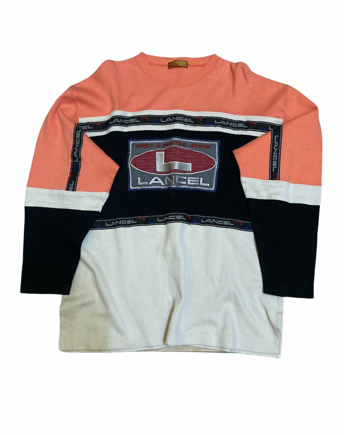 Lancel LANCEL PARIS BIG LOGO SWEATSHIRT Size US L / EU 52-54 / 3 - 1 Thumbnail
