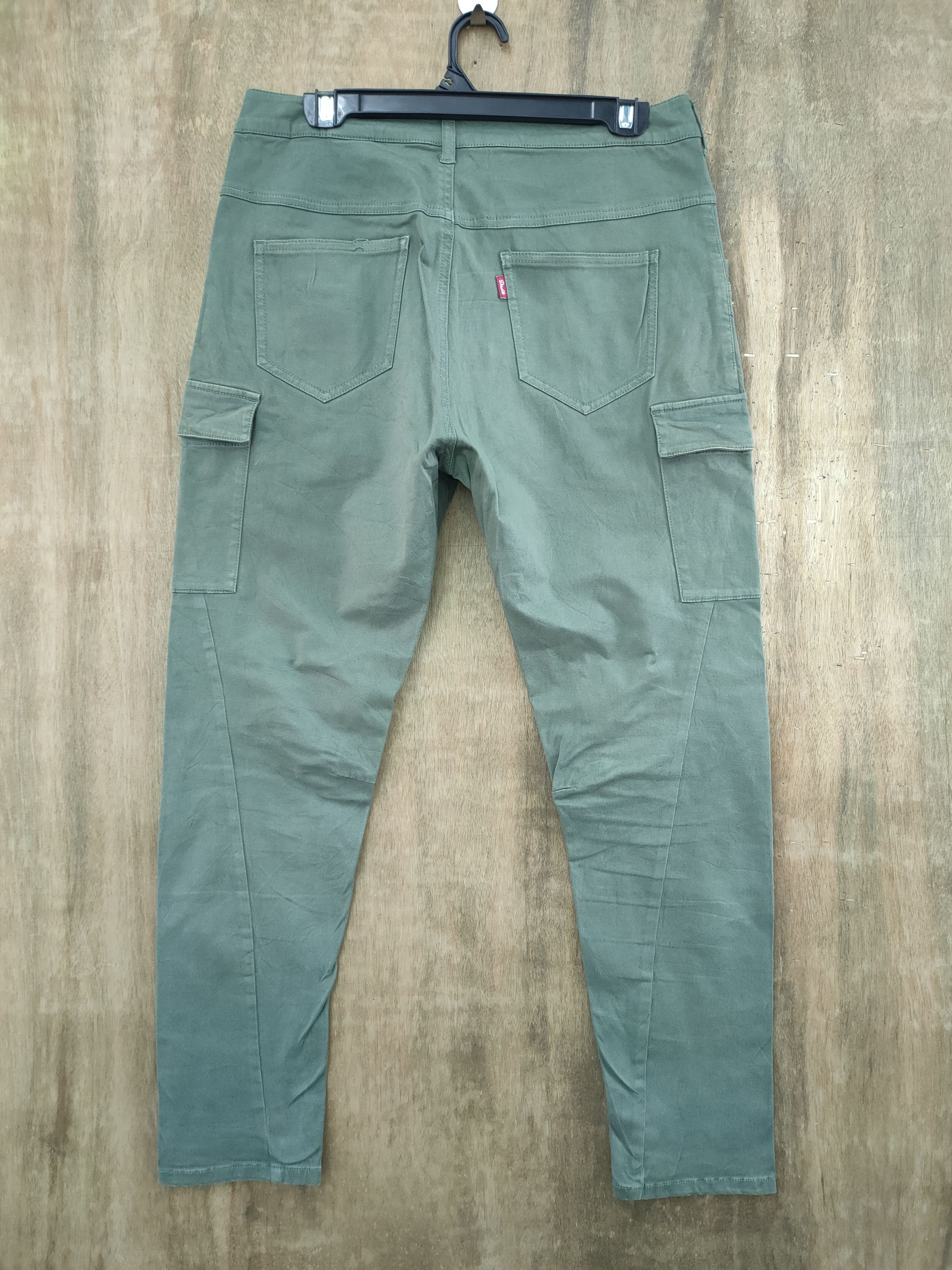 Japanese Brand × Vintage DOUBLE NAME FADED CARGO PANTS Size US 29 - 9 Thumbnail