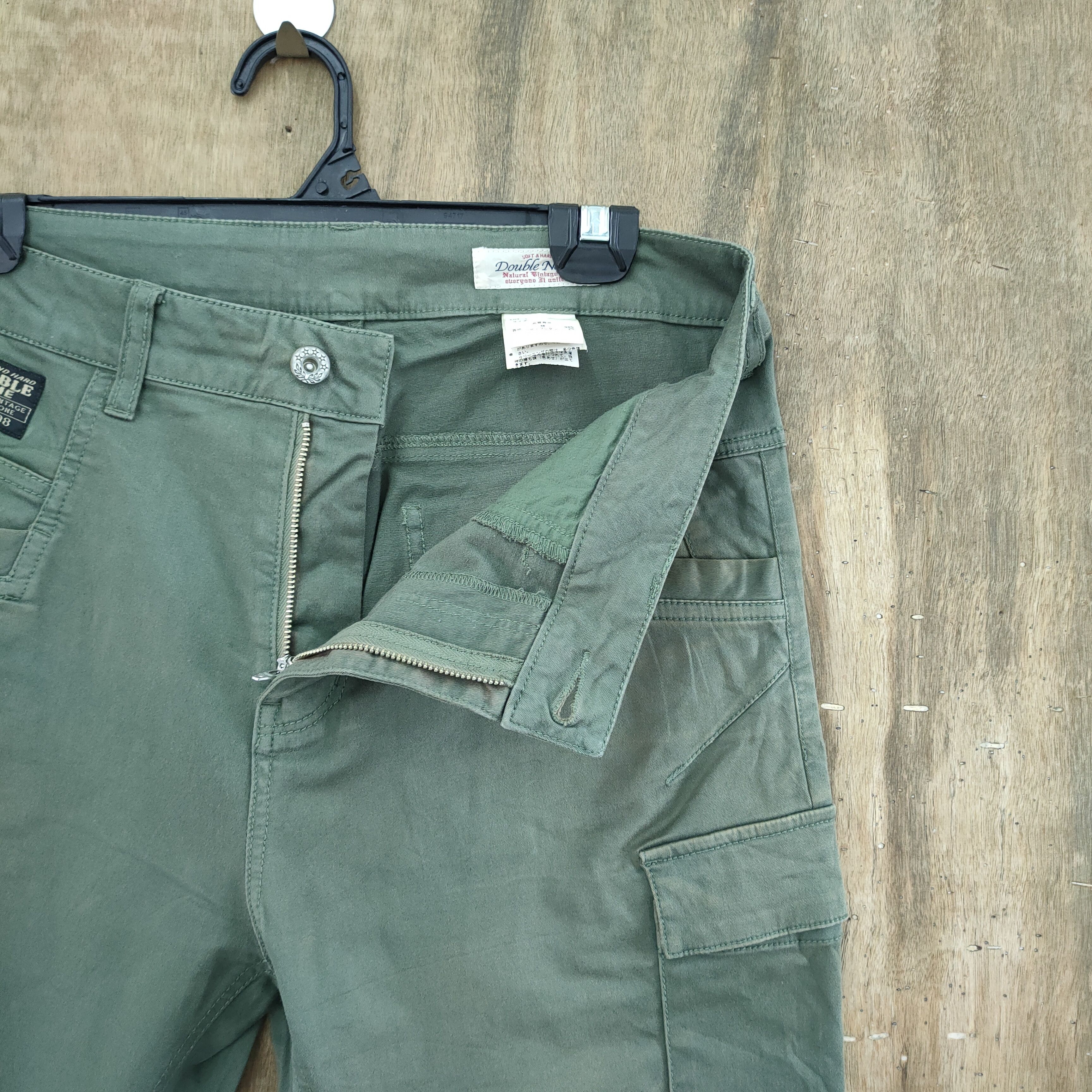 Japanese Brand × Vintage DOUBLE NAME FADED CARGO PANTS Size US 29 - 8 Thumbnail
