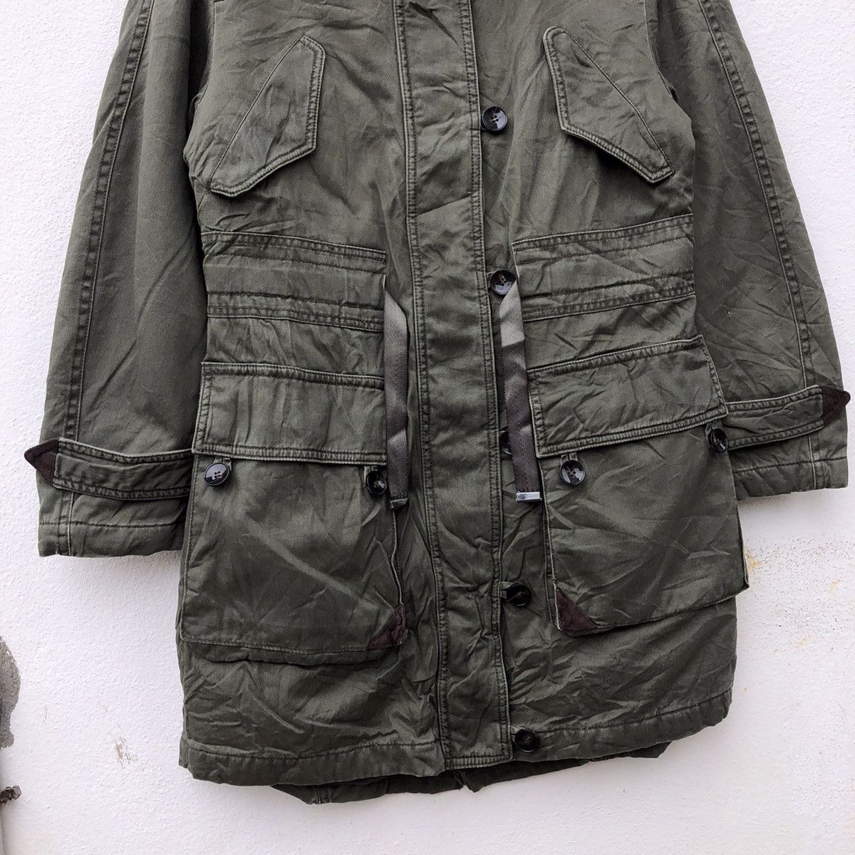 Japanese Brand MILITARY COLLECTIONS BENETTON PARACHUTE PARKA JACKET Size US M / EU 48-50 / 2 - 5 Thumbnail