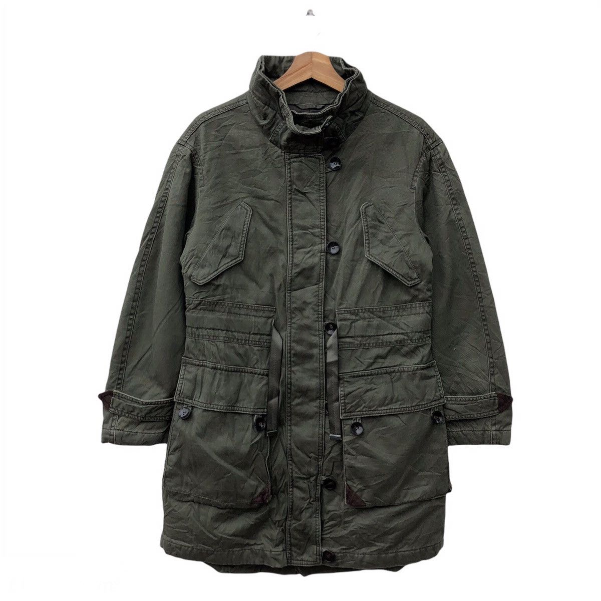 Japanese Brand MILITARY COLLECTIONS BENETTON PARACHUTE PARKA JACKET Size US M / EU 48-50 / 2 - 1 Thumbnail
