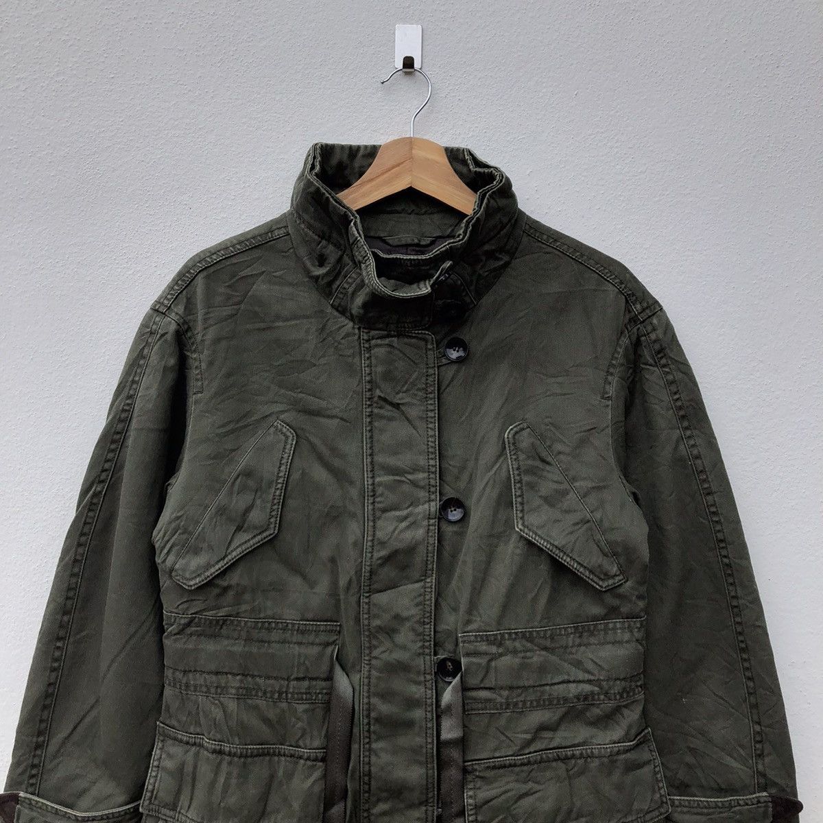 Japanese Brand MILITARY COLLECTIONS BENETTON PARACHUTE PARKA JACKET Size US M / EU 48-50 / 2 - 3 Thumbnail