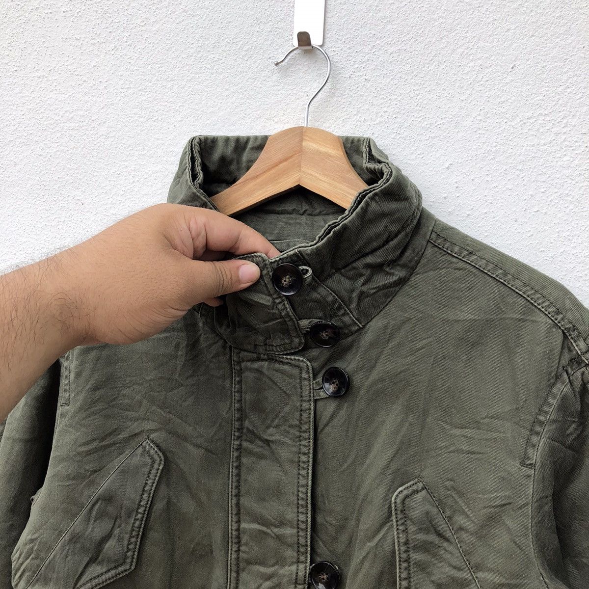 Japanese Brand MILITARY COLLECTIONS BENETTON PARACHUTE PARKA JACKET Size US M / EU 48-50 / 2 - 7 Thumbnail