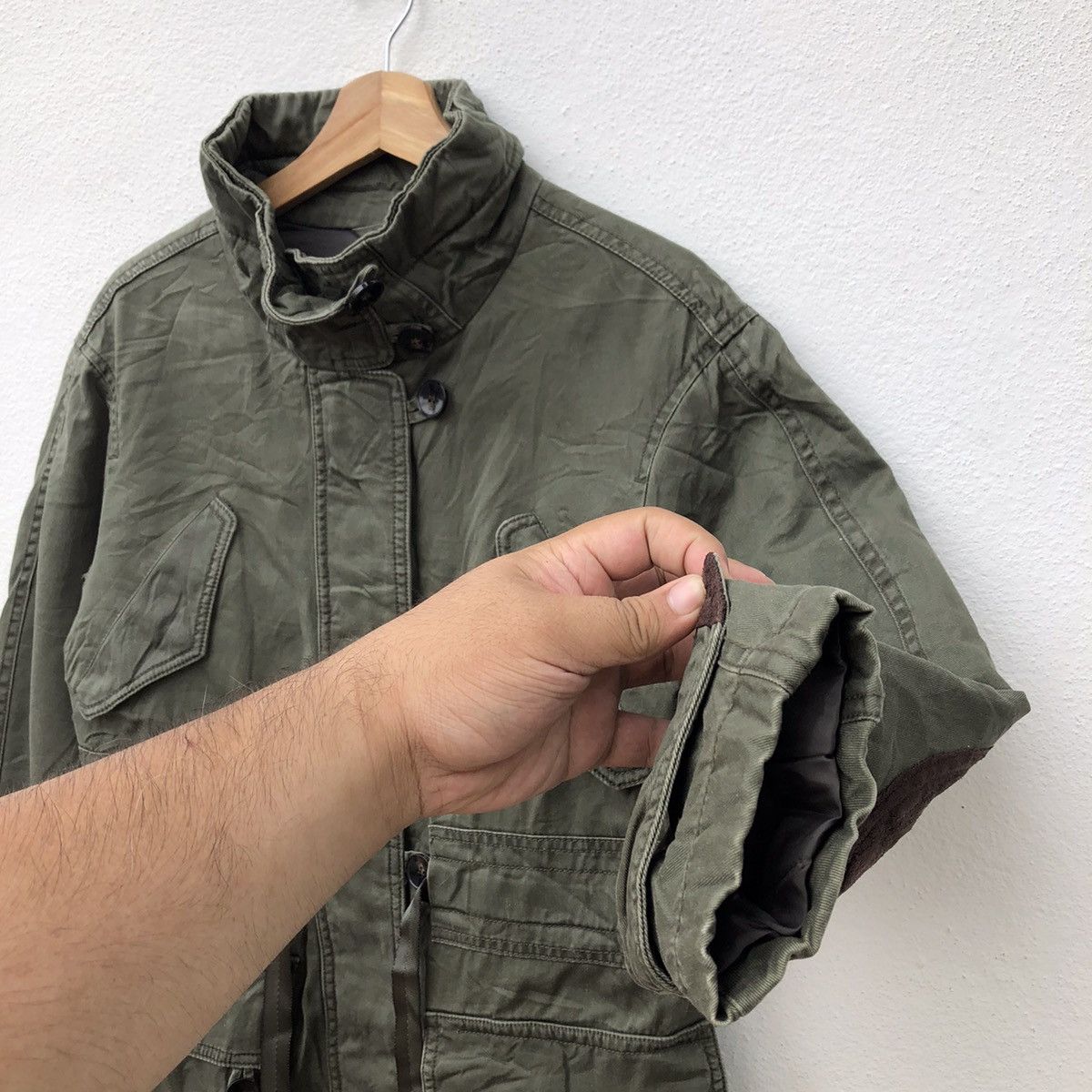 Japanese Brand MILITARY COLLECTIONS BENETTON PARACHUTE PARKA JACKET Size US M / EU 48-50 / 2 - 6 Thumbnail