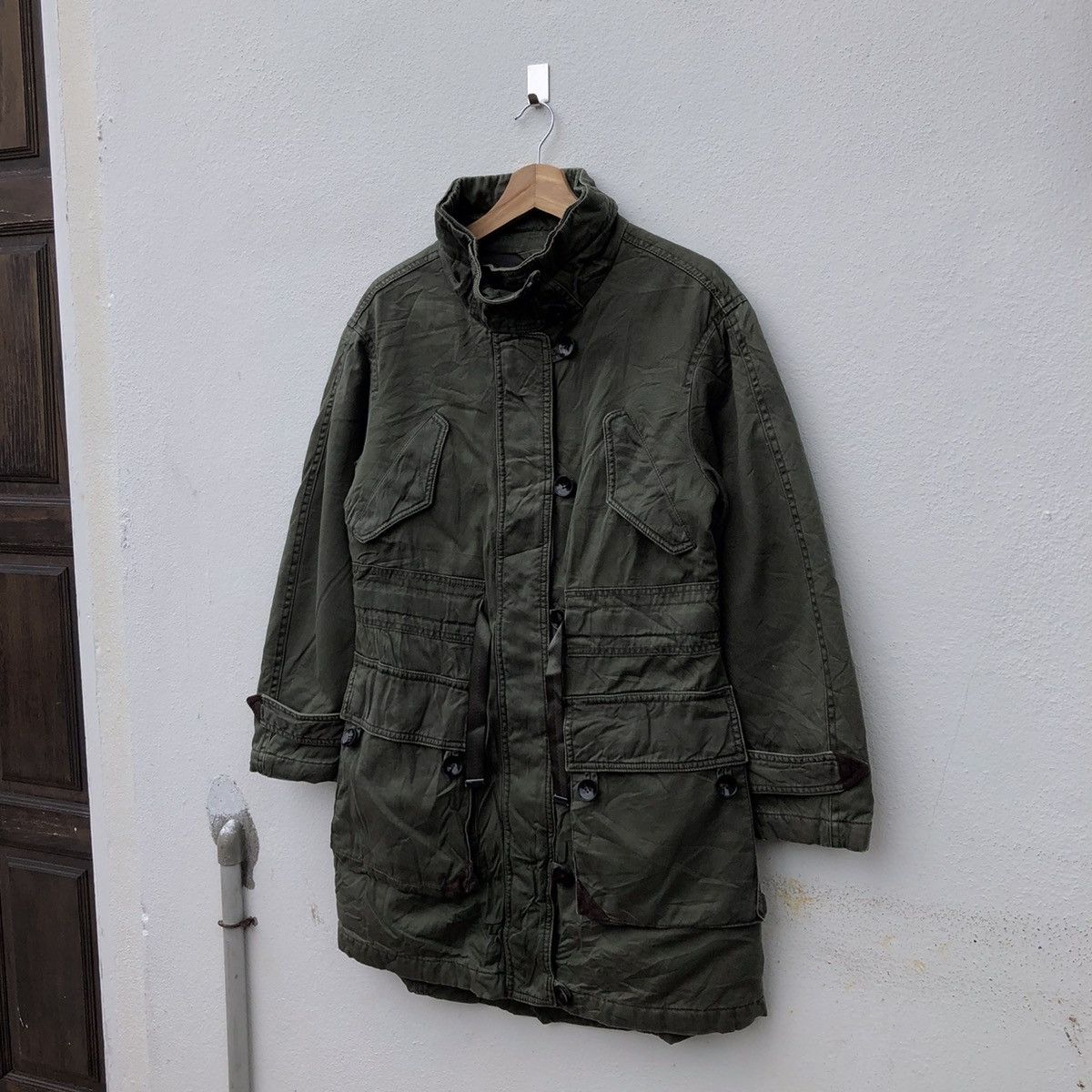 Japanese Brand MILITARY COLLECTIONS BENETTON PARACHUTE PARKA JACKET Size US M / EU 48-50 / 2 - 2 Thumbnail