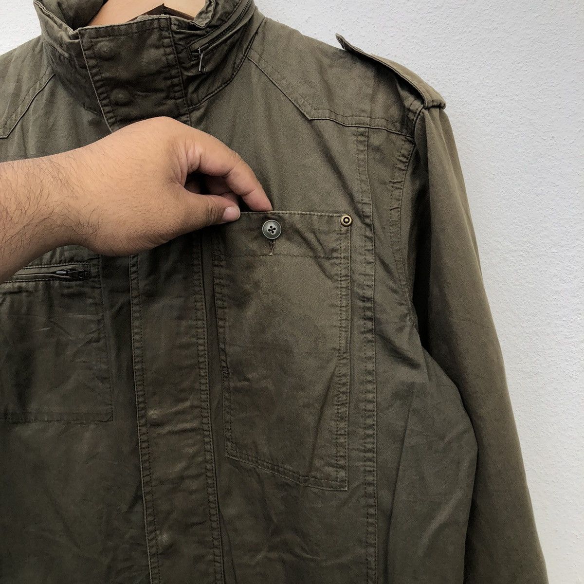 Beams Plus MULTI POCKET BONDAGE PARACHUTE BIKER JACKET BY BEAMS HEART Size US M / EU 48-50 / 2 - 7 Thumbnail