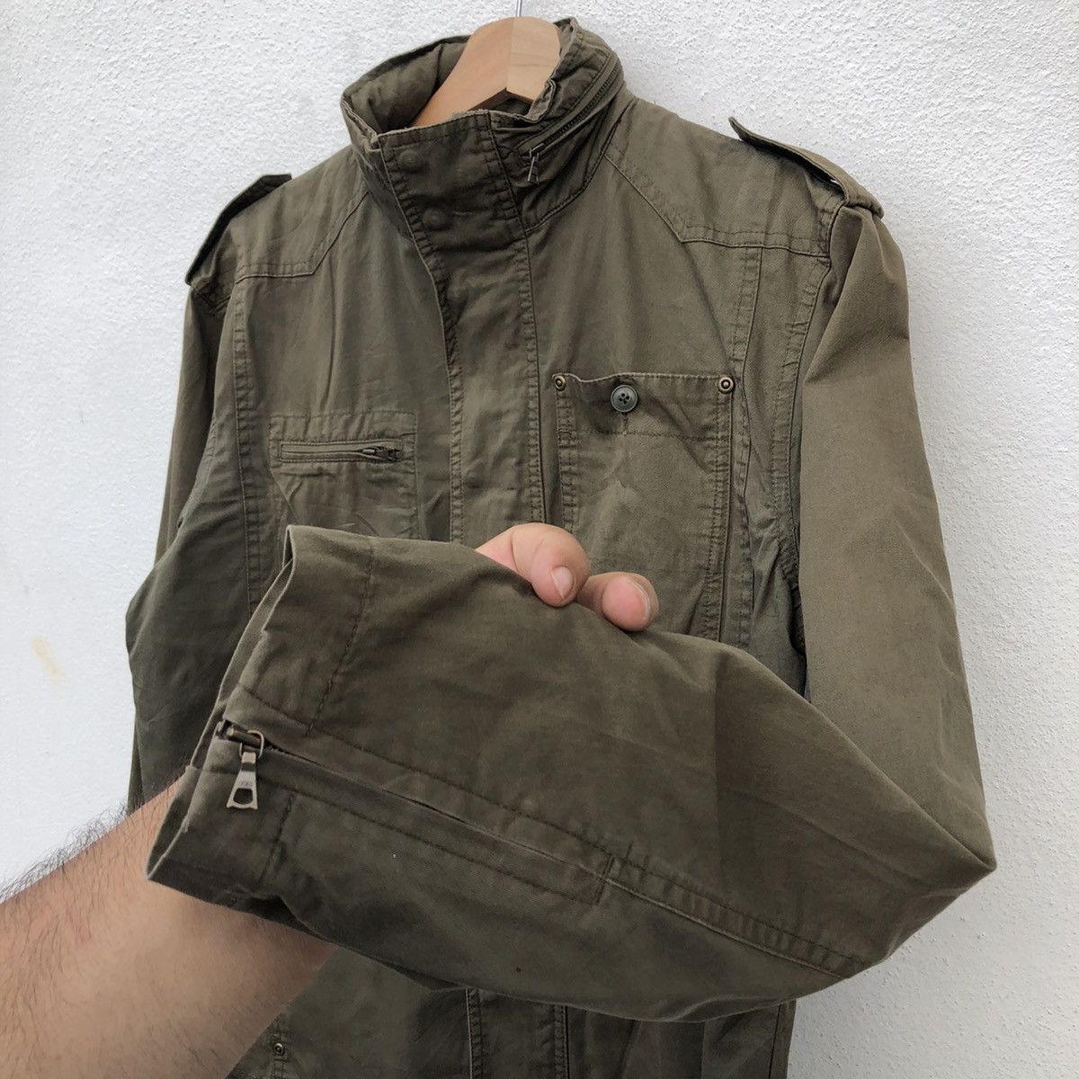 Beams Plus MULTI POCKET BONDAGE PARACHUTE BIKER JACKET BY BEAMS HEART Size US M / EU 48-50 / 2 - 8 Thumbnail