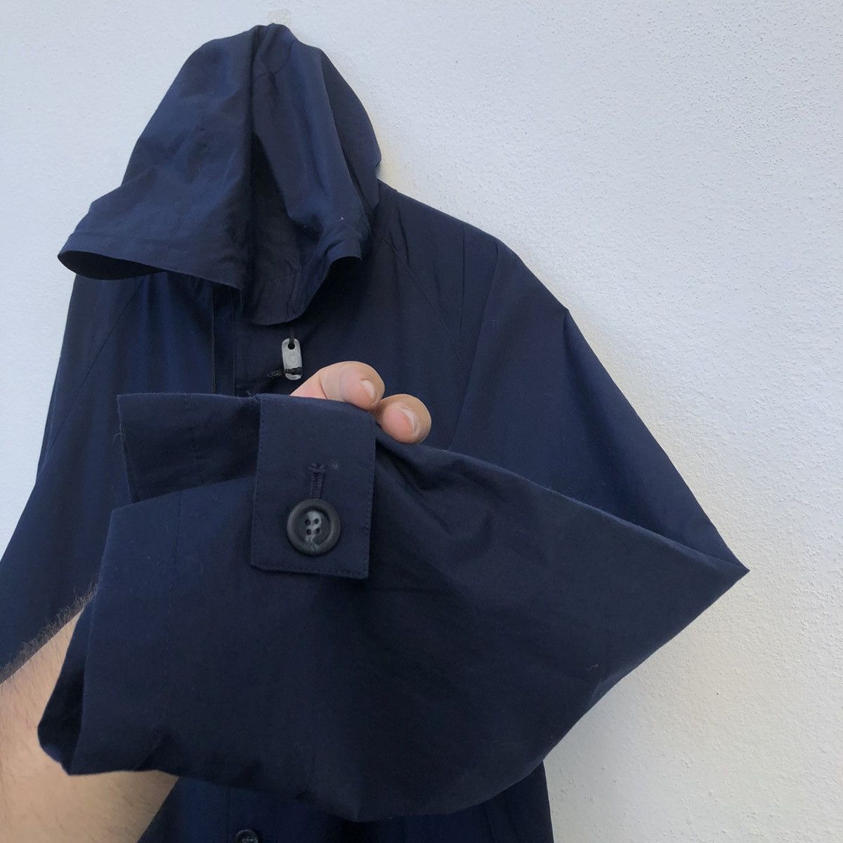 Japanese Brand LONG JACKET HOODIE PARACHUTE ELLE LUMIERE PARIS Size US L / EU 52-54 / 3 - 6 Thumbnail