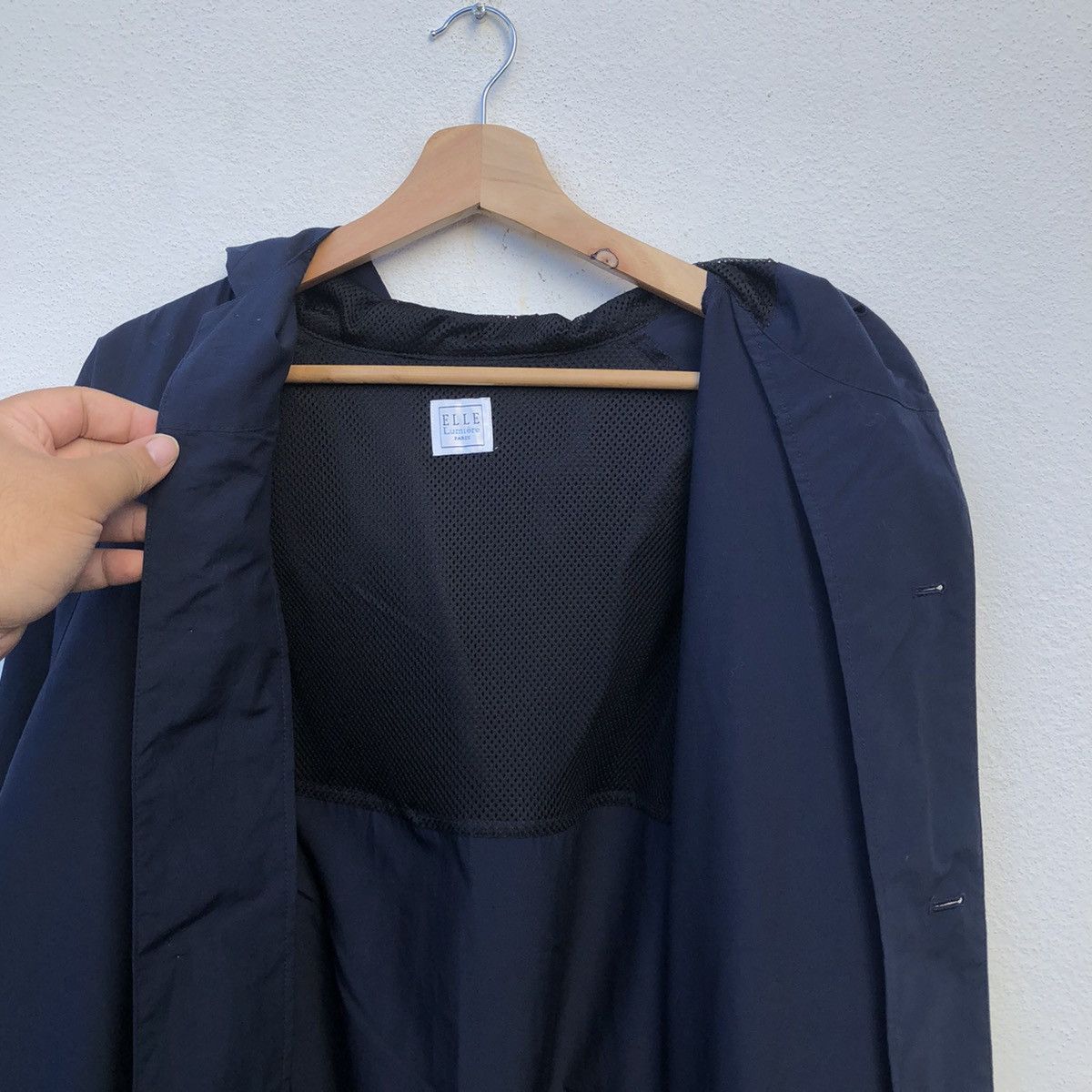 Japanese Brand LONG JACKET HOODIE PARACHUTE ELLE LUMIERE PARIS Size US L / EU 52-54 / 3 - 13 Thumbnail