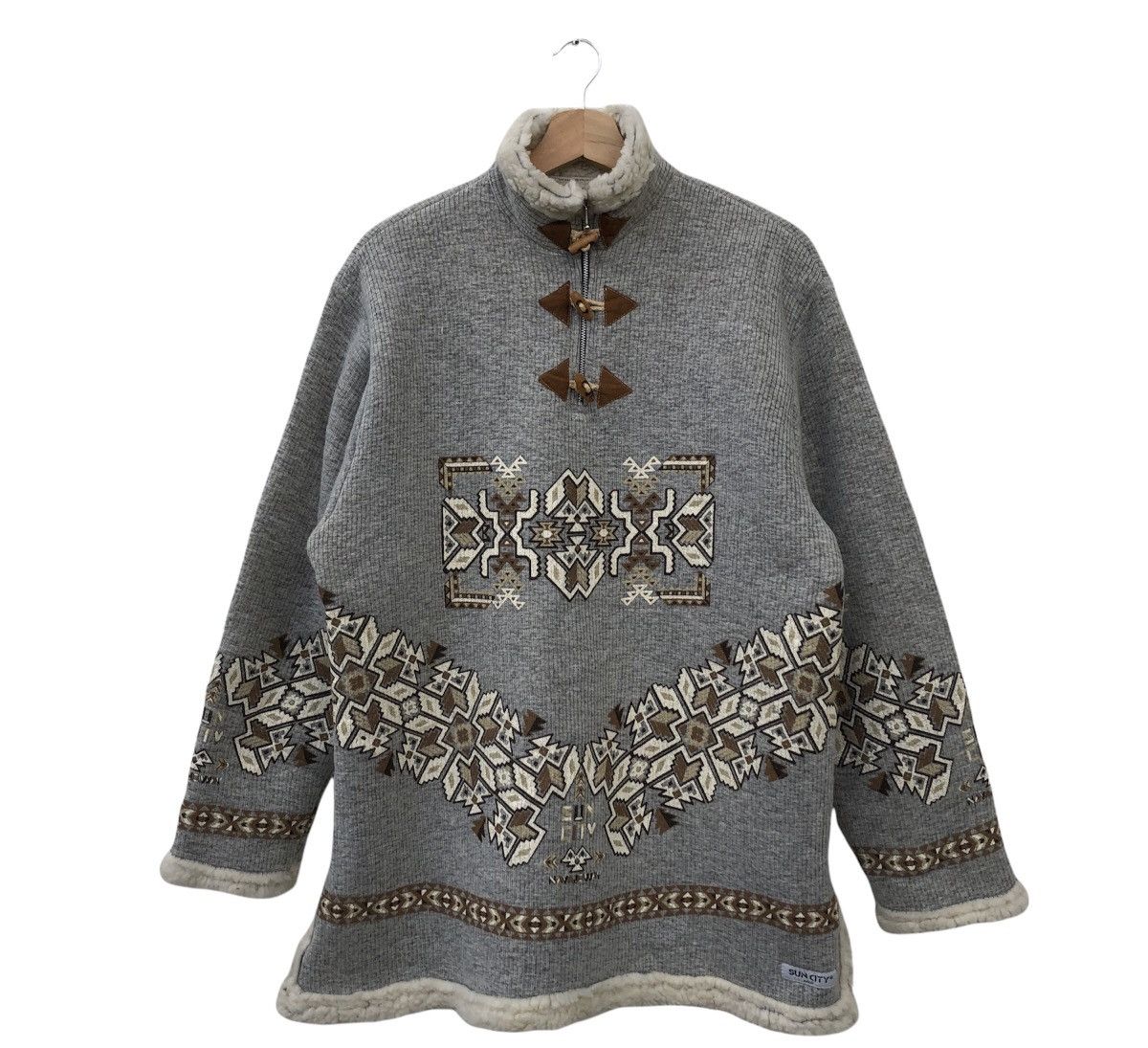 Japanese Brand VINTAGE SUN CITY JACKET NAVAJO DESIGN FABRIC OF FRANCE Size US M / EU 48-50 / 2 - 1 Thumbnail