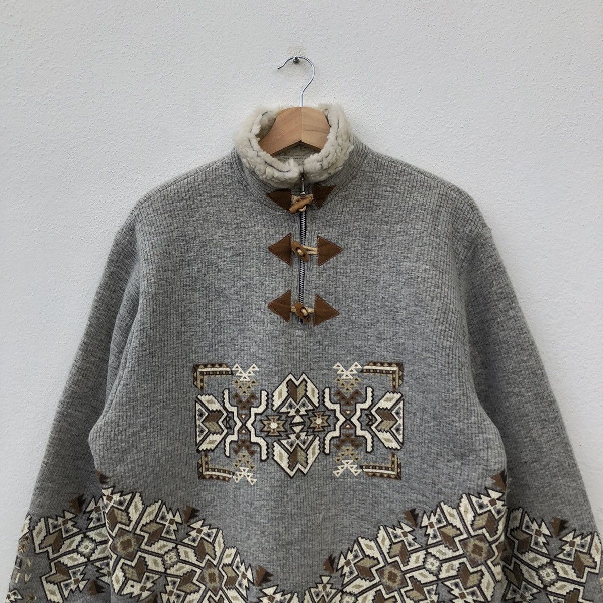 Japanese Brand VINTAGE SUN CITY JACKET NAVAJO DESIGN FABRIC OF FRANCE Size US M / EU 48-50 / 2 - 3 Thumbnail
