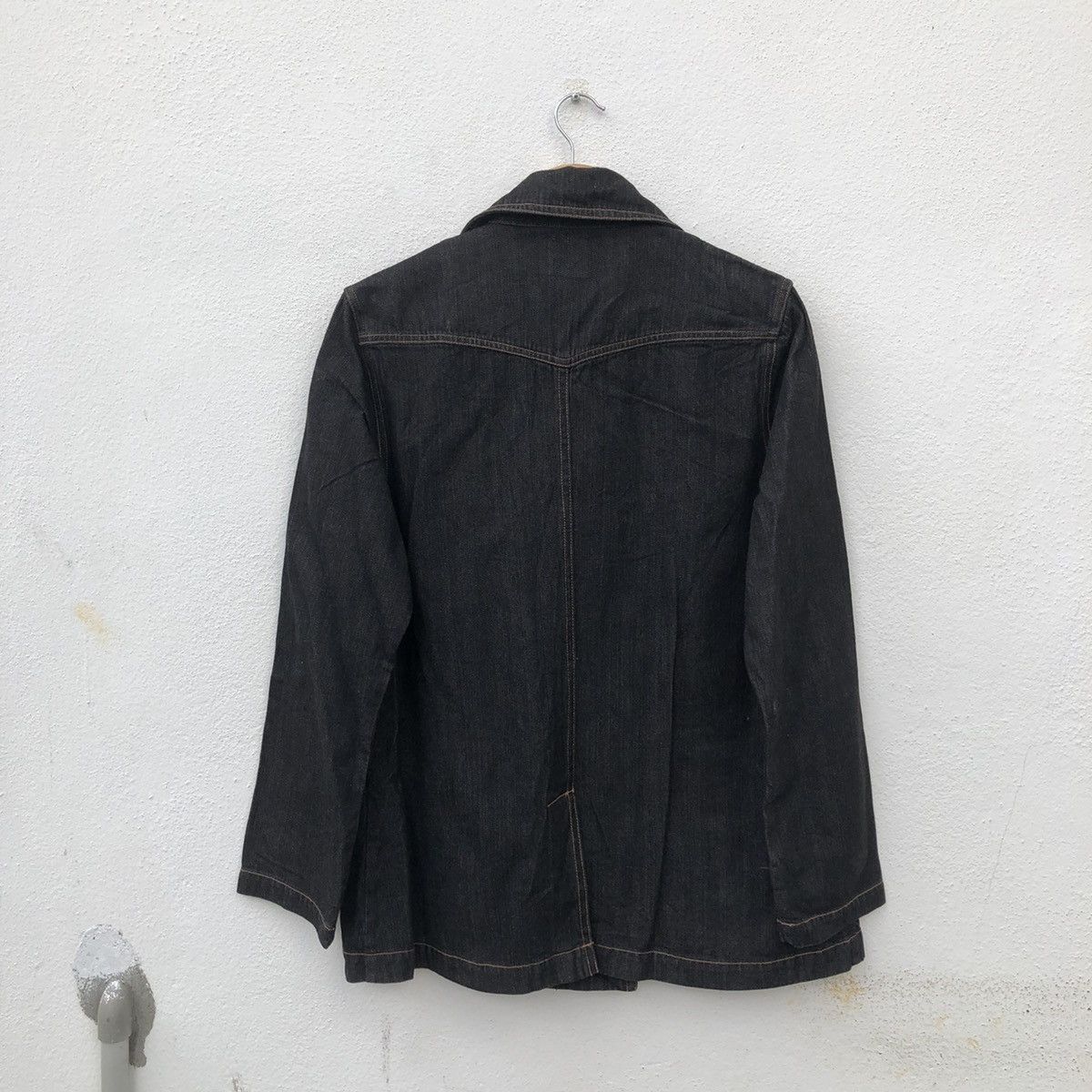 Japanese Brand DENIM JACKET DOUBLE BREAST BY BUGLE BOY WORKERS WEAR Size US M / EU 48-50 / 2 - 9 Thumbnail
