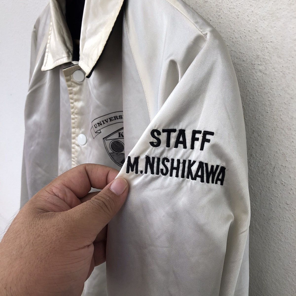 Japanese Brand REVERSIBLE VARSITY JACKET CHUOUNIVERSITY TENNIS ASSOCIATION Size US L / EU 52-54 / 3 - 12 Thumbnail