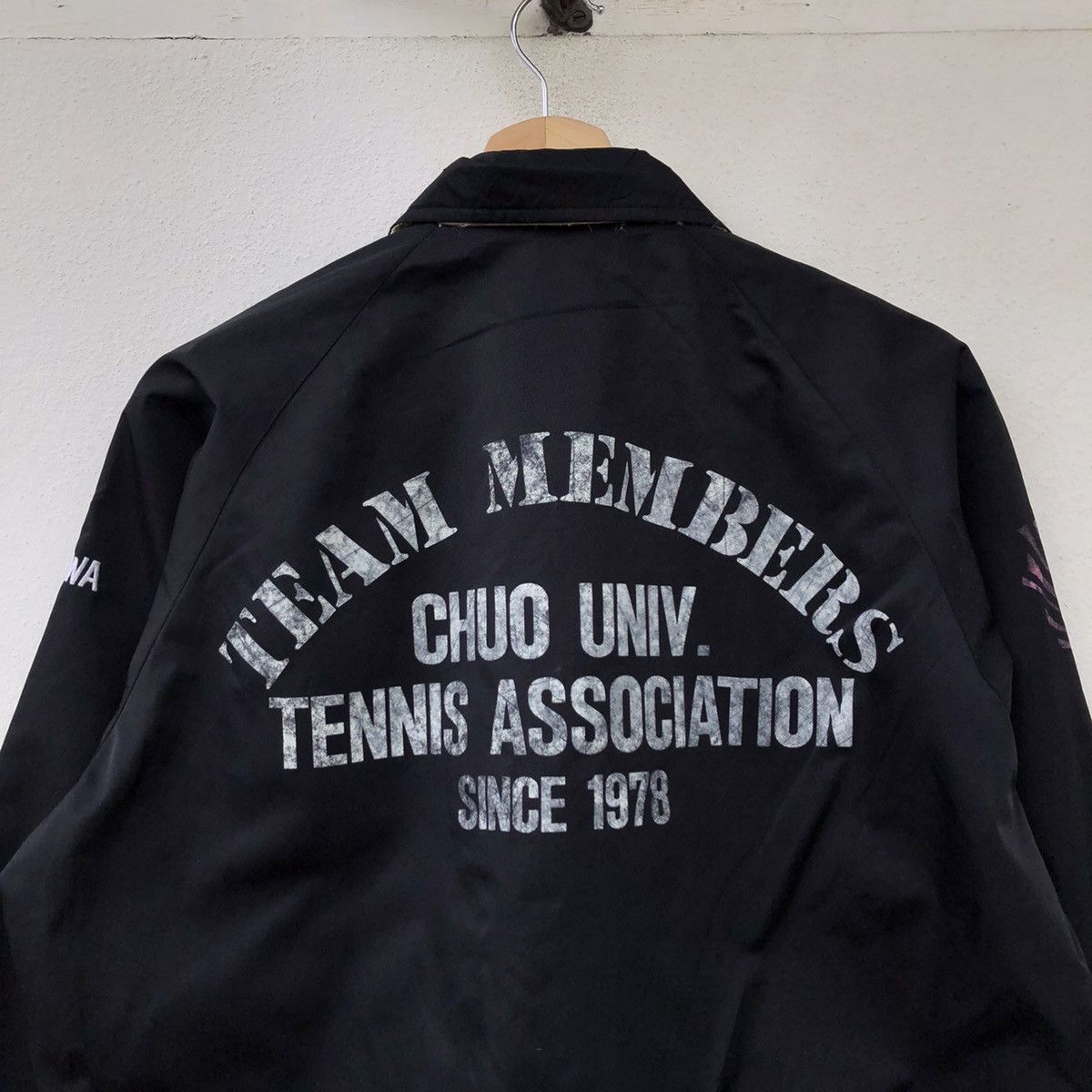 Japanese Brand REVERSIBLE VARSITY JACKET CHUOUNIVERSITY TENNIS ASSOCIATION Size US L / EU 52-54 / 3 - 9 Thumbnail