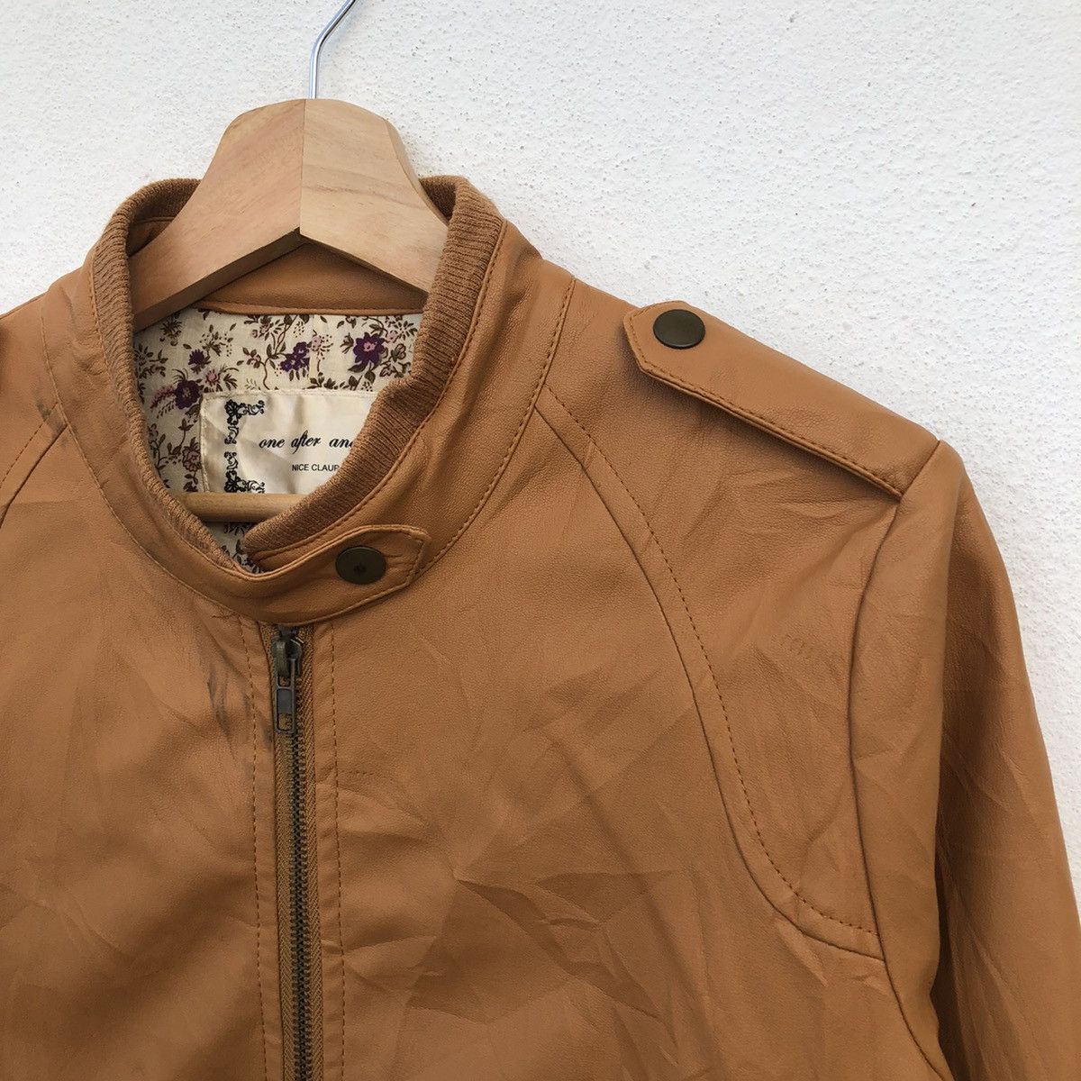 Japanese Brand SOFT LEATHER BIKER BONDAGE JACKET NICE CLAUP Size US M / EU 48-50 / 2 - 7 Thumbnail